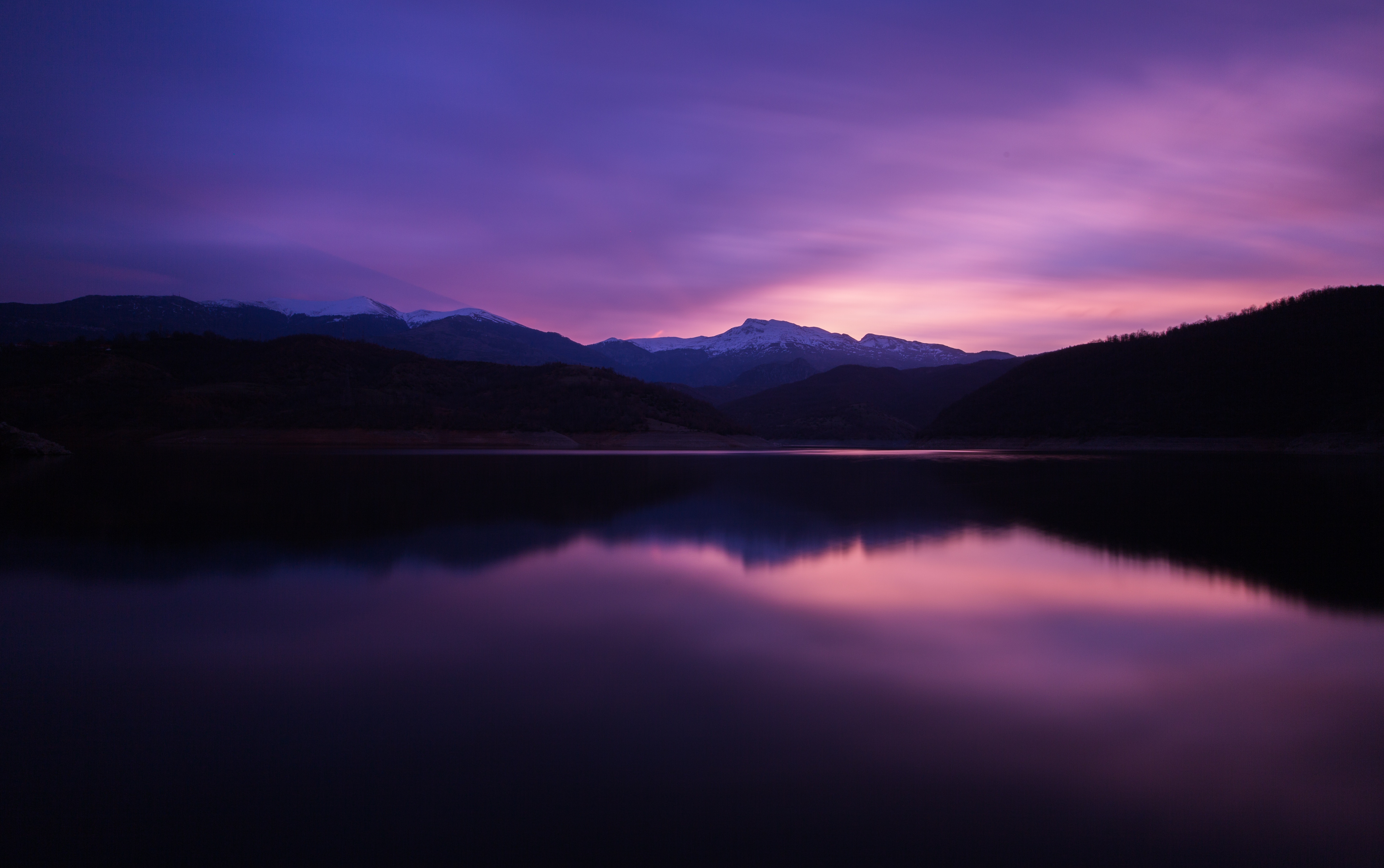 Mountain Lake Night Reflection 5K, Hd Nature, 4K Wallpapers, Images