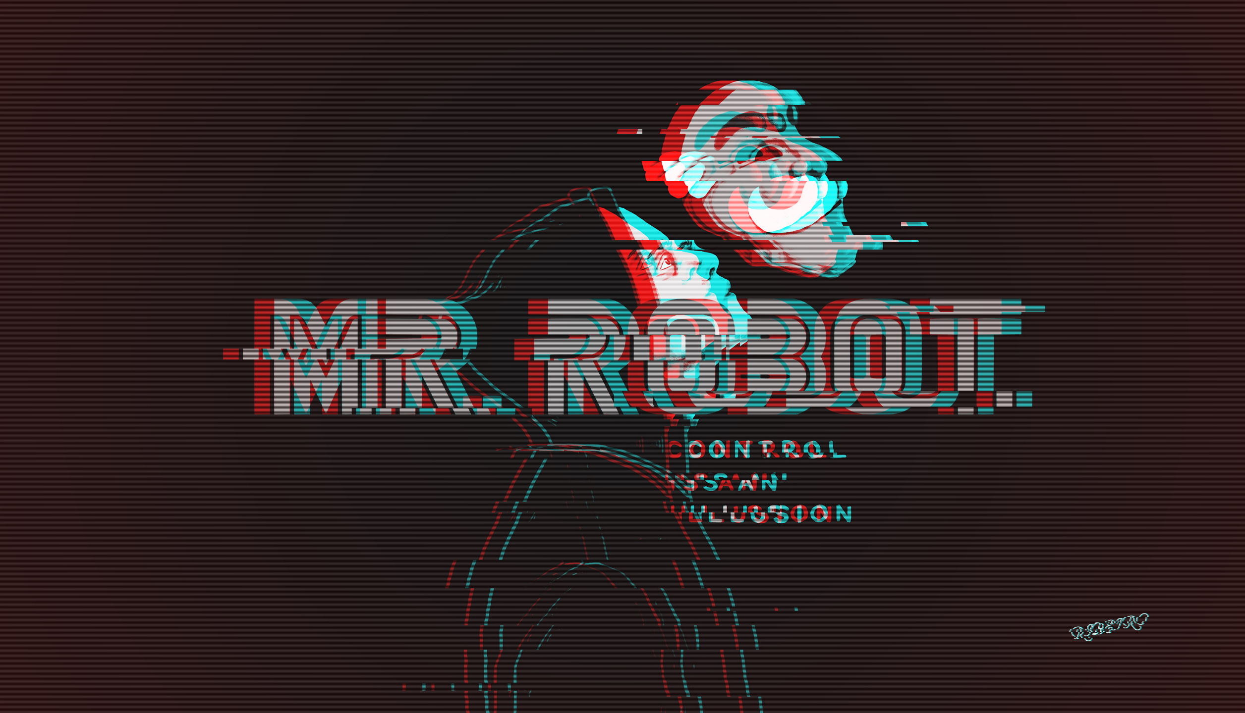Mr Robot Control Is An Illusion Art, HD Tv Shows, 4k Wallpapers, Images