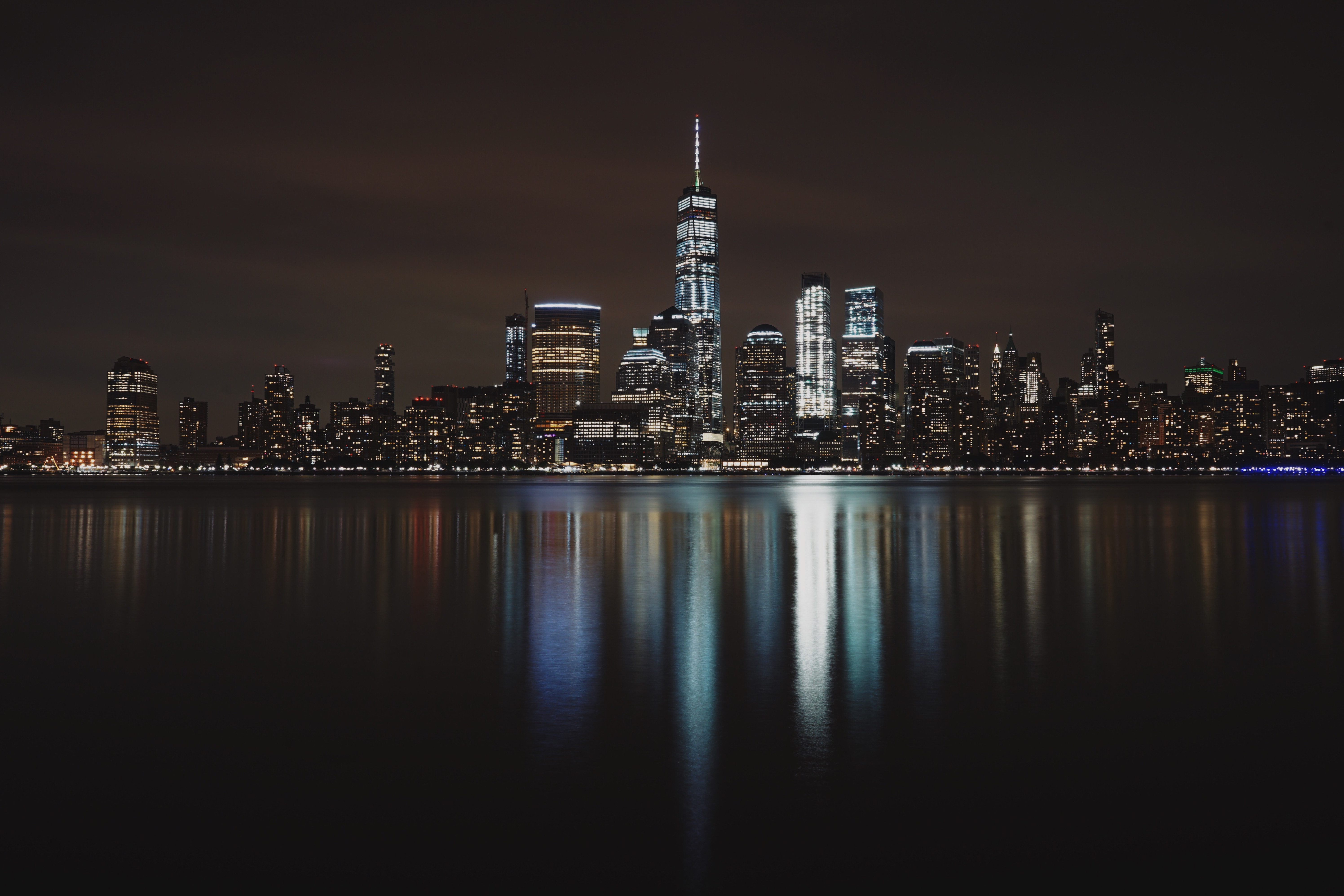 New York City Night Hd World 4k Wallpapers Images Backgrounds