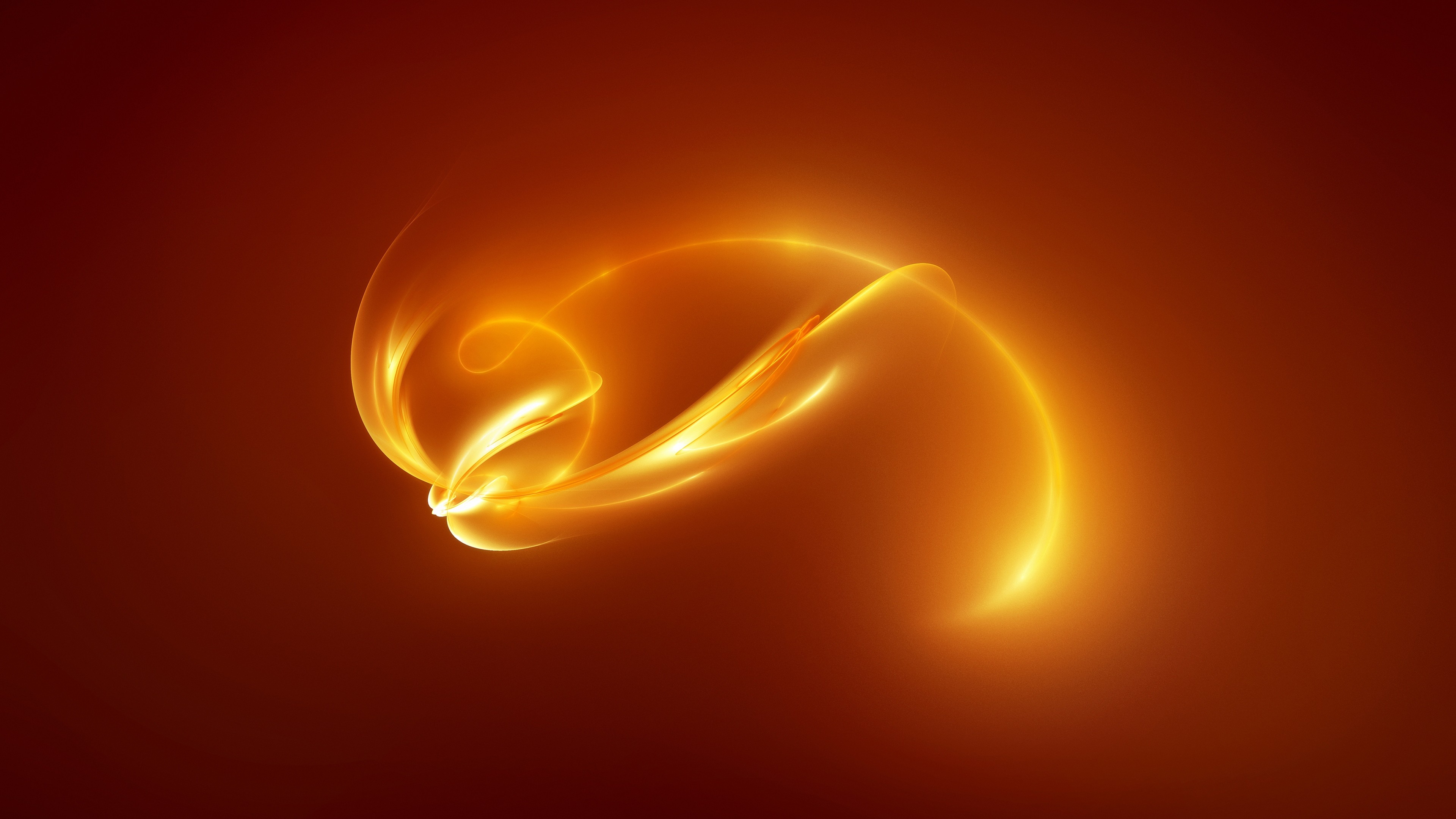 Orange Light Abstract, HD Abstract, 4k Wallpapers, Images, Backgrounds
