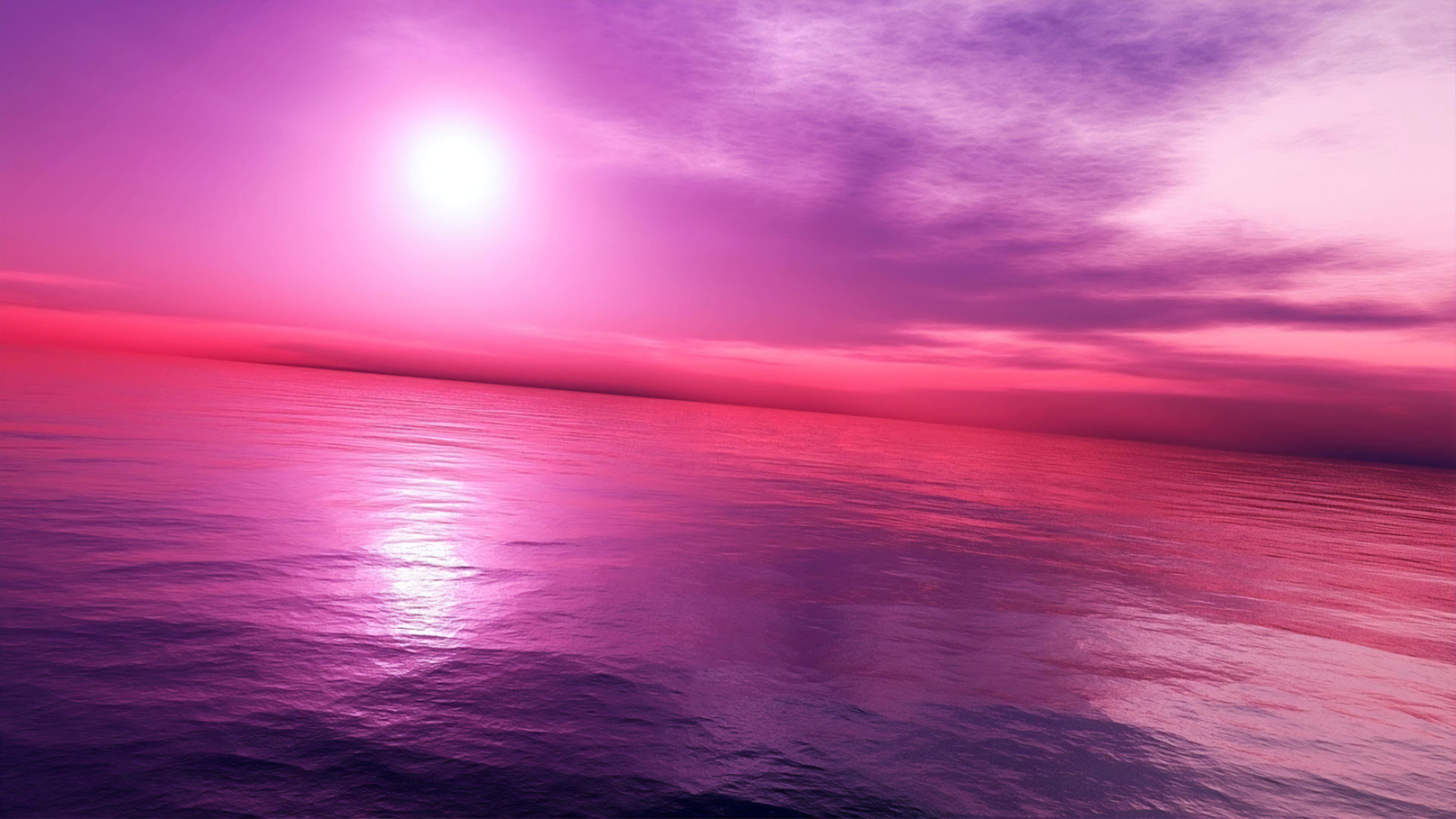 Pink Purple Sky 4k, HD Nature, 4k Wallpapers, Images, Backgrounds