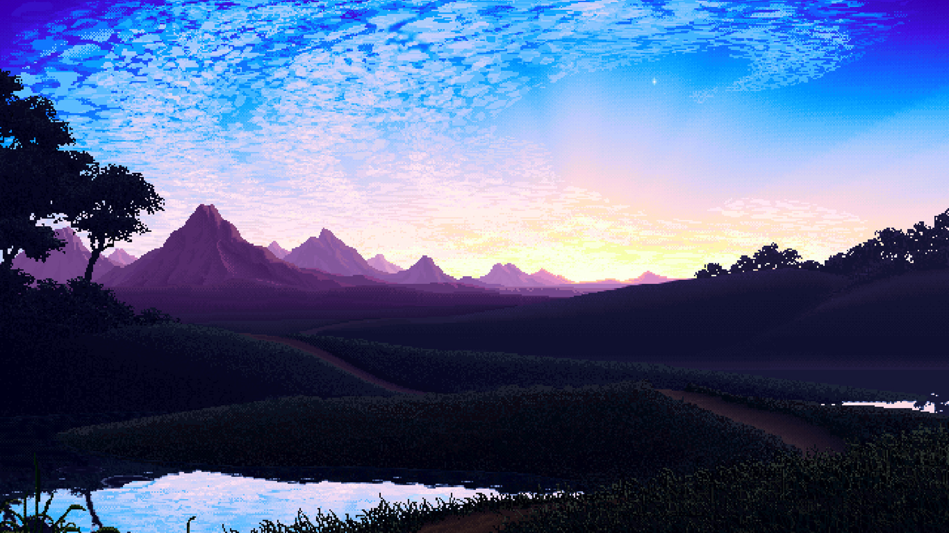 Pixel Landscape, HD Artist, 4k Wallpapers, Images ...