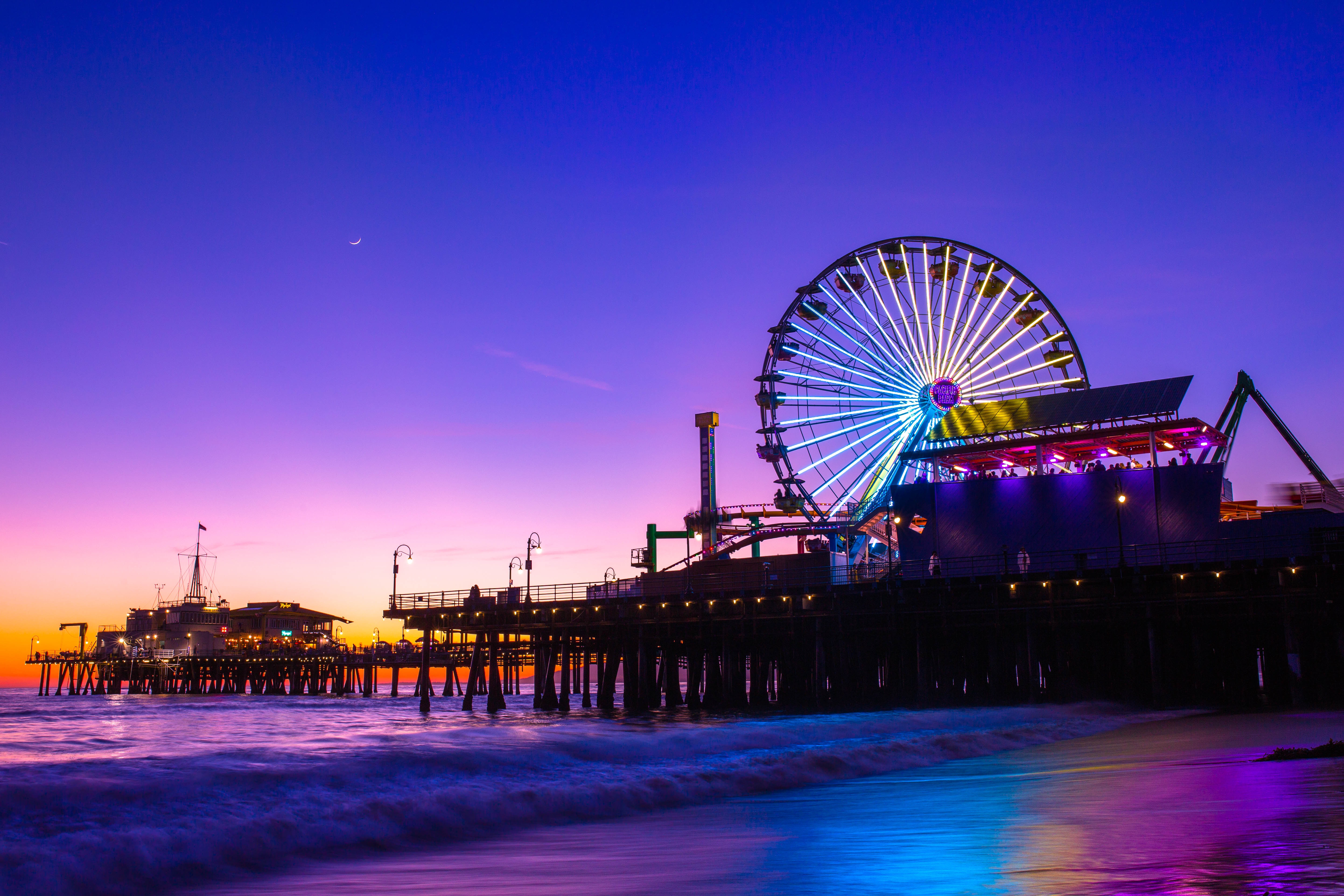 Santa Monica Pier 5k, HD World, 4k Wallpapers, Images, Backgrounds