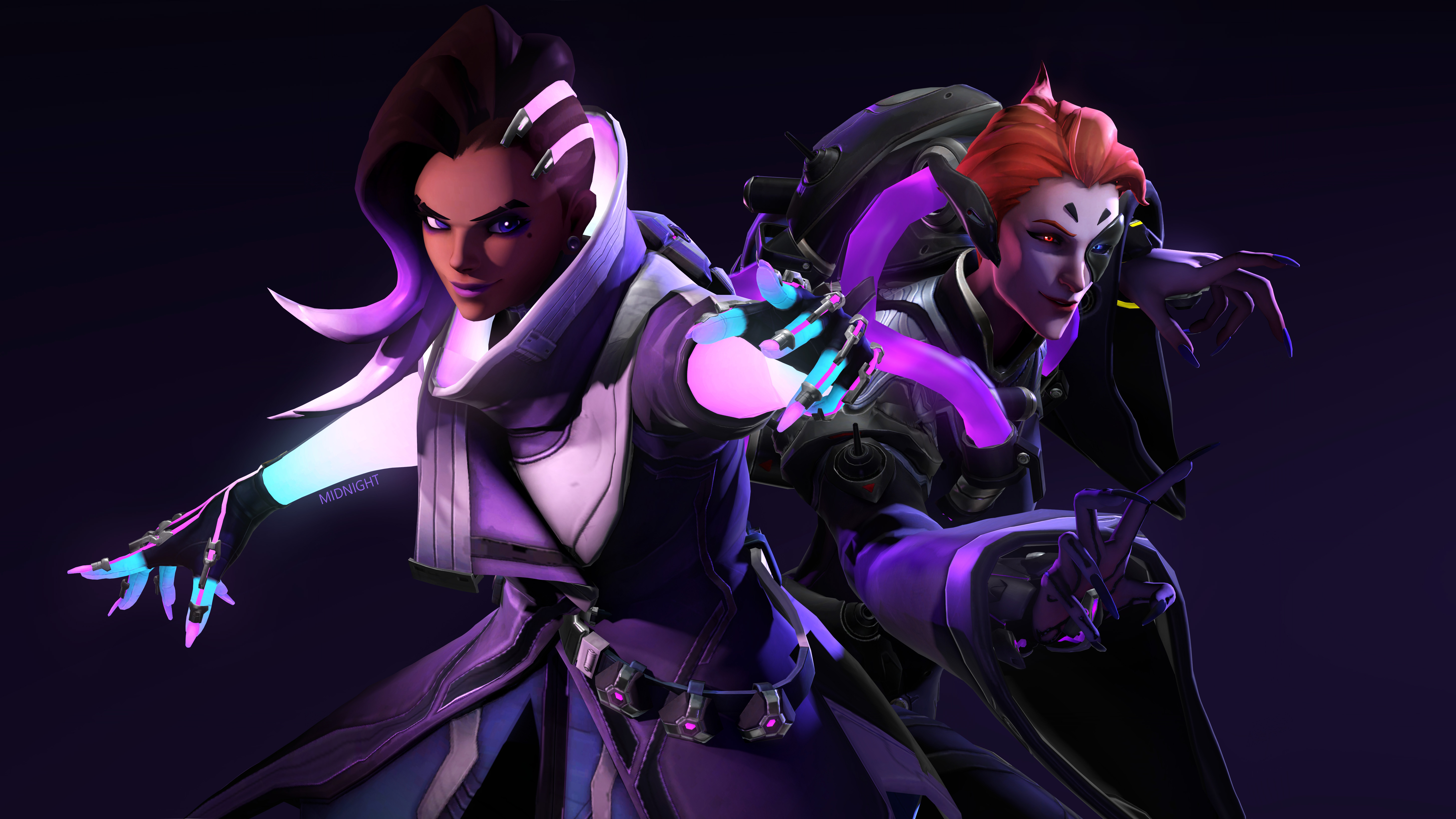 Sombra And Moira Overwatch 5k, HD Games, 4k Wallpapers, Images