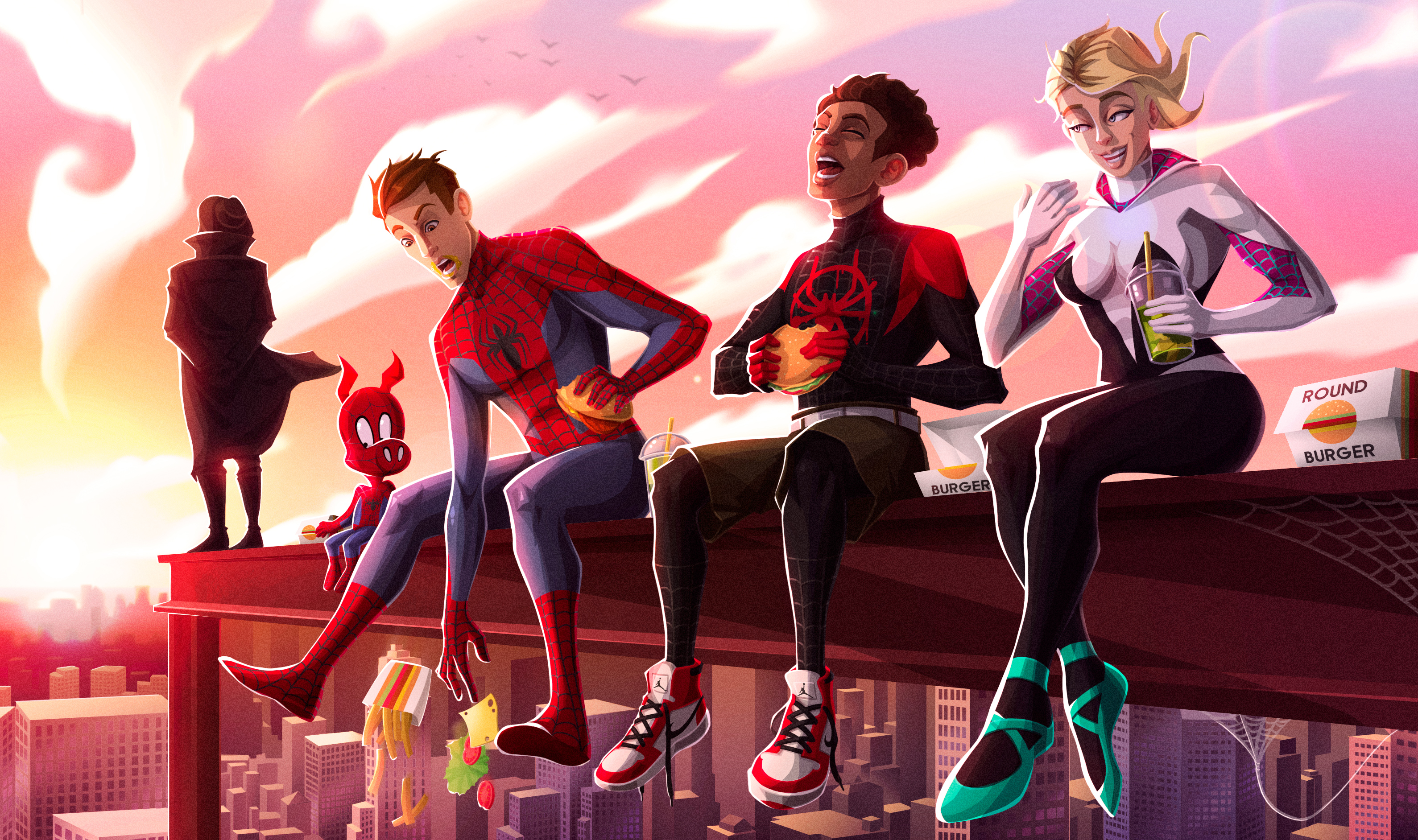 Spiderman Into The Spider Verse New Artwork 4k Hd Superheroes 4k Wallpapers Images 2492