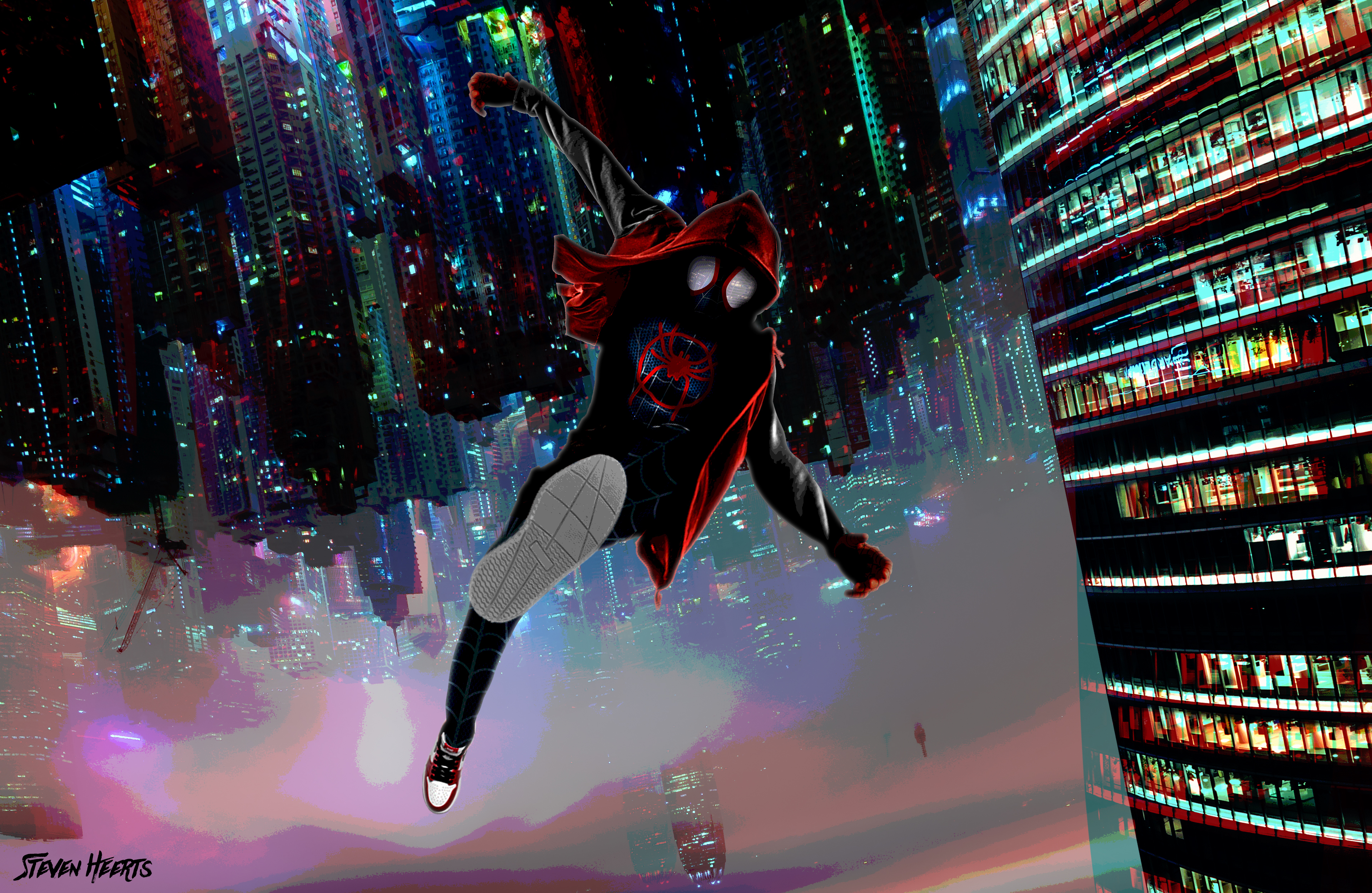 Spiderman Miles Morales Arts 4k, HD Superheroes, 4k Wallpapers, Images