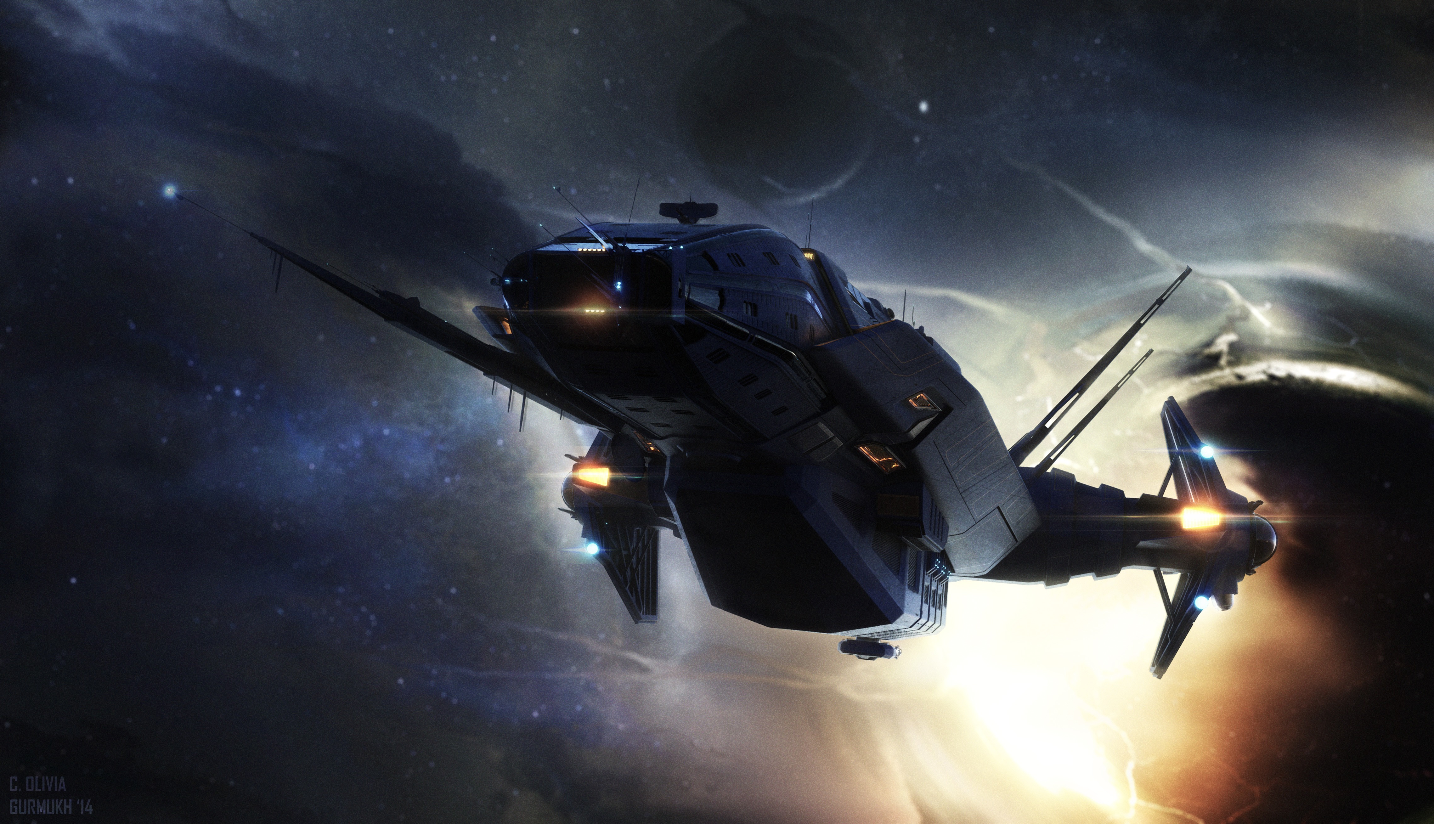 Star Citizen Spaceship 4k, HD Games, 4k Wallpapers, Images, Backgrounds