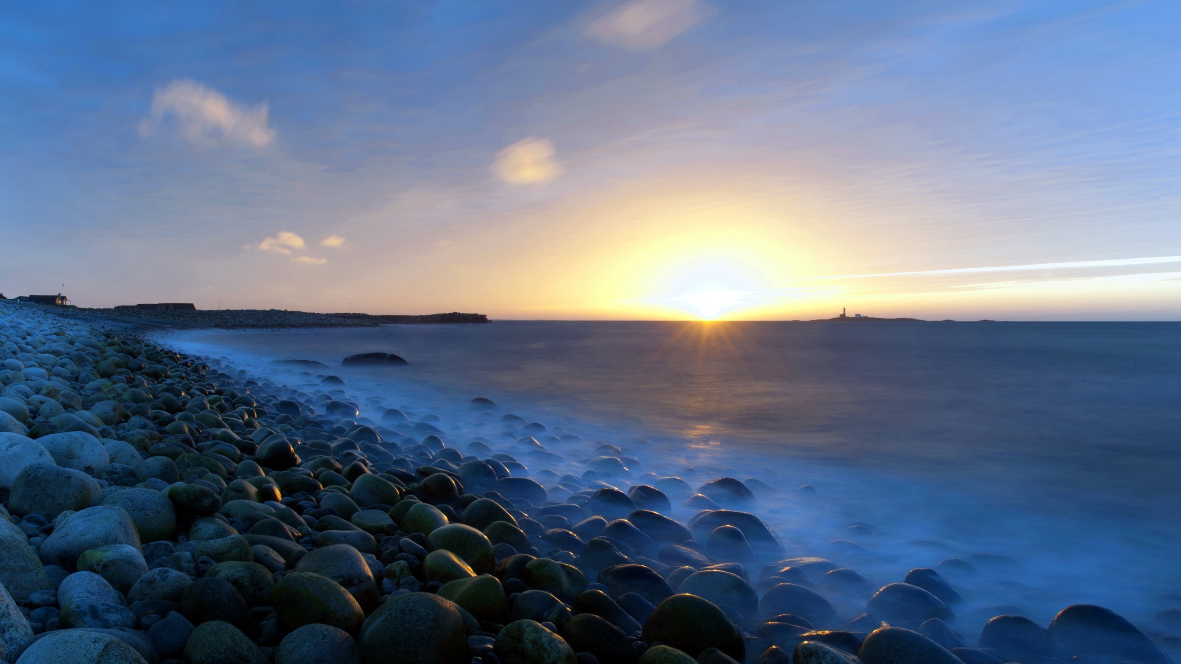 Sunset Sea Landscape, HD Nature, 4k Wallpapers, Images