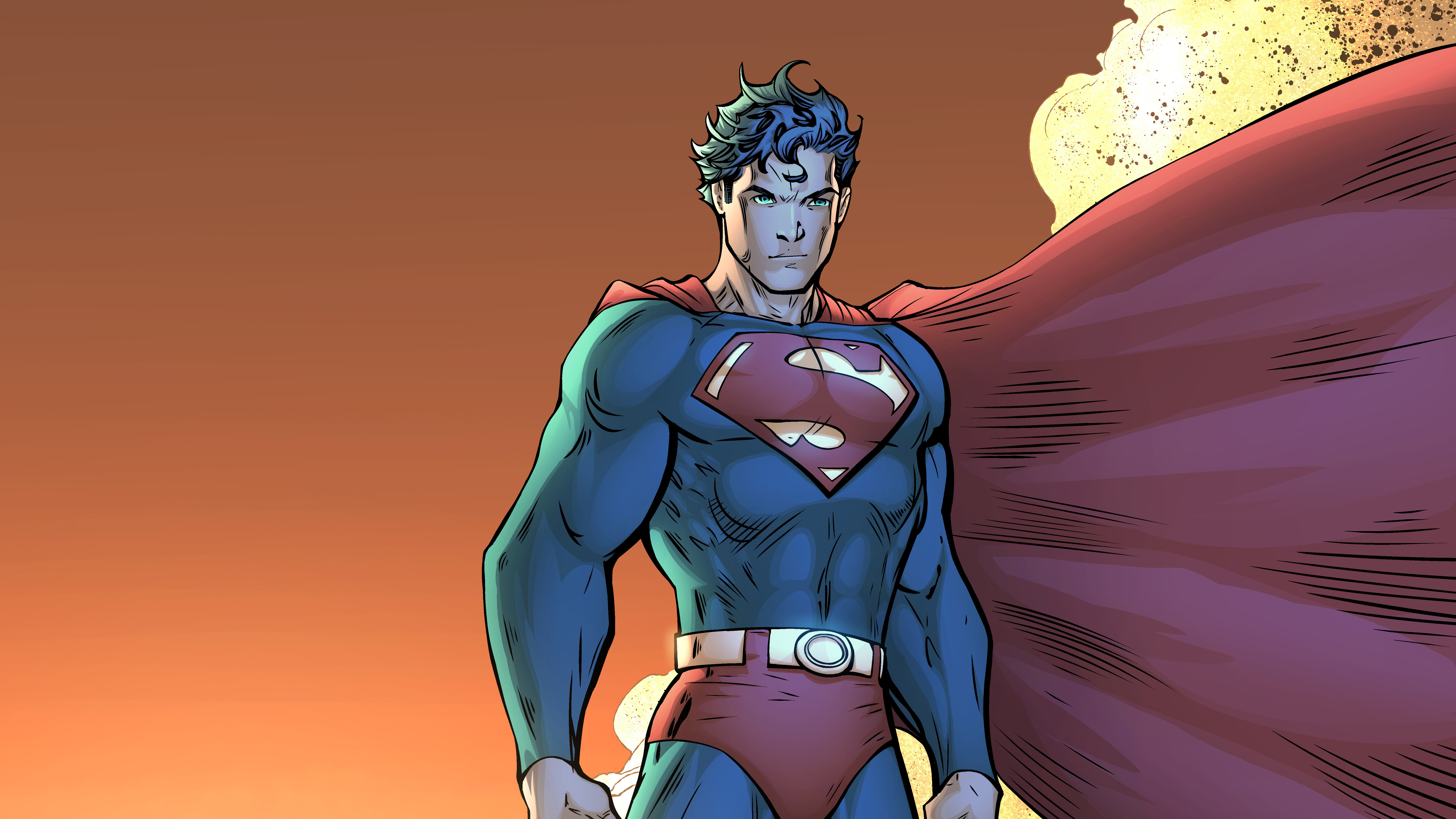 Superman Comic Book Poster 5k, HD Superheroes, 4k Wallpapers, Images