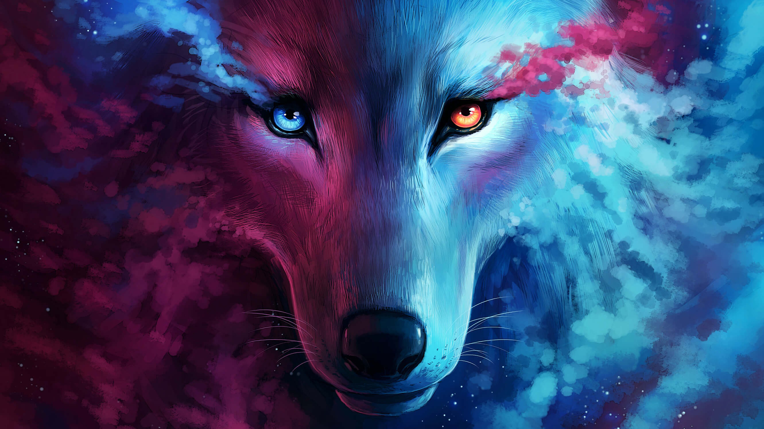 The Galaxy Wolf, HD Artist, 4k Wallpapers, Images, Backgrounds, Photos