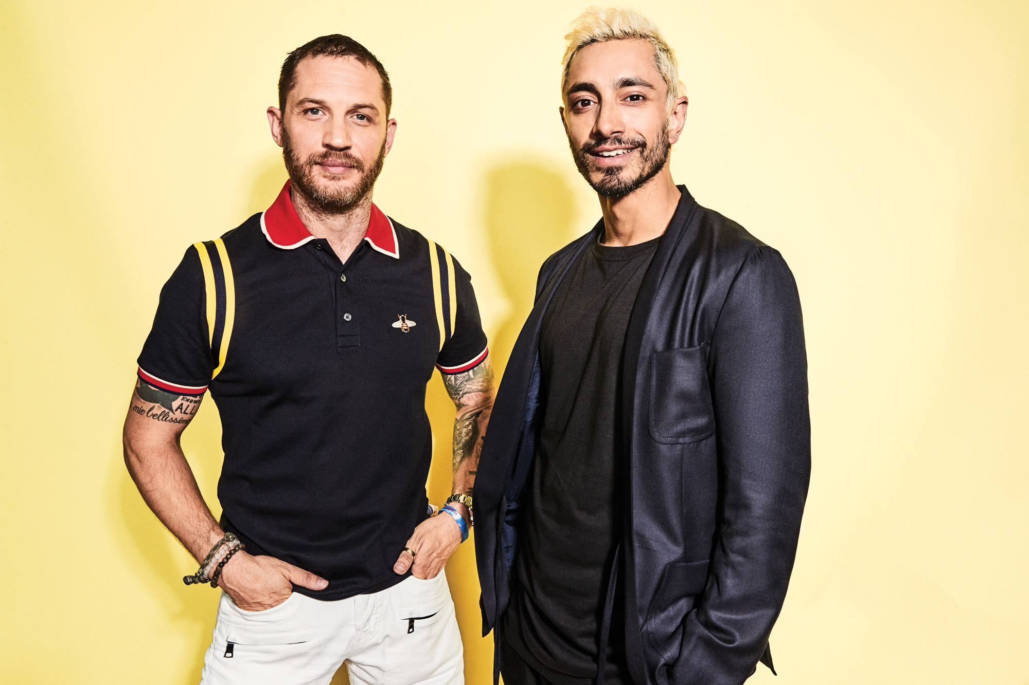 Tom Hardy And Riz Ahmed At Comic Con, HD Movies, 4k Wallpapers, Images