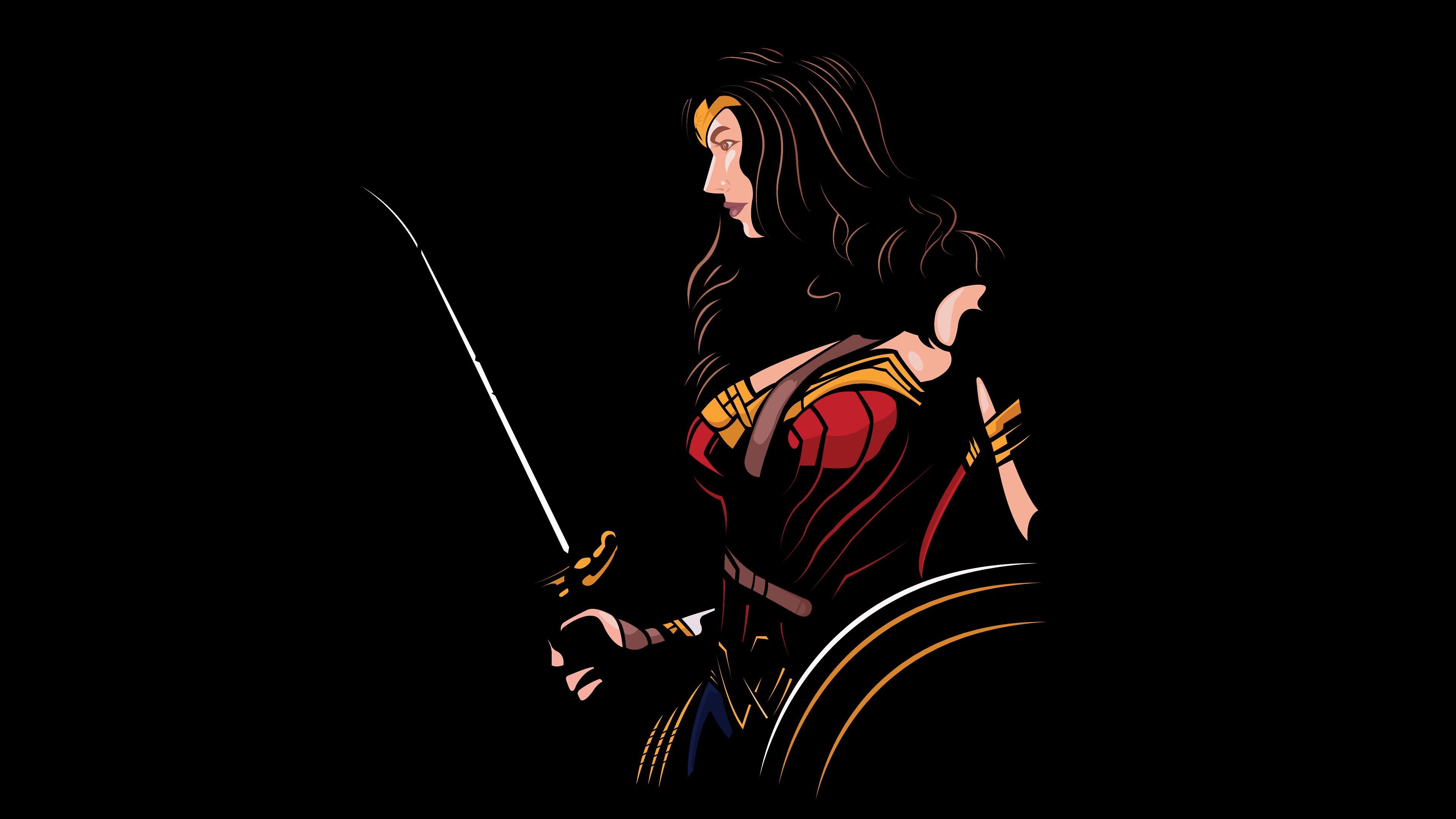 Wonder Woman 4k Minimalism Hd Superheroes 4k Wallpapers Images Backgrounds Photos And Pictures 0598