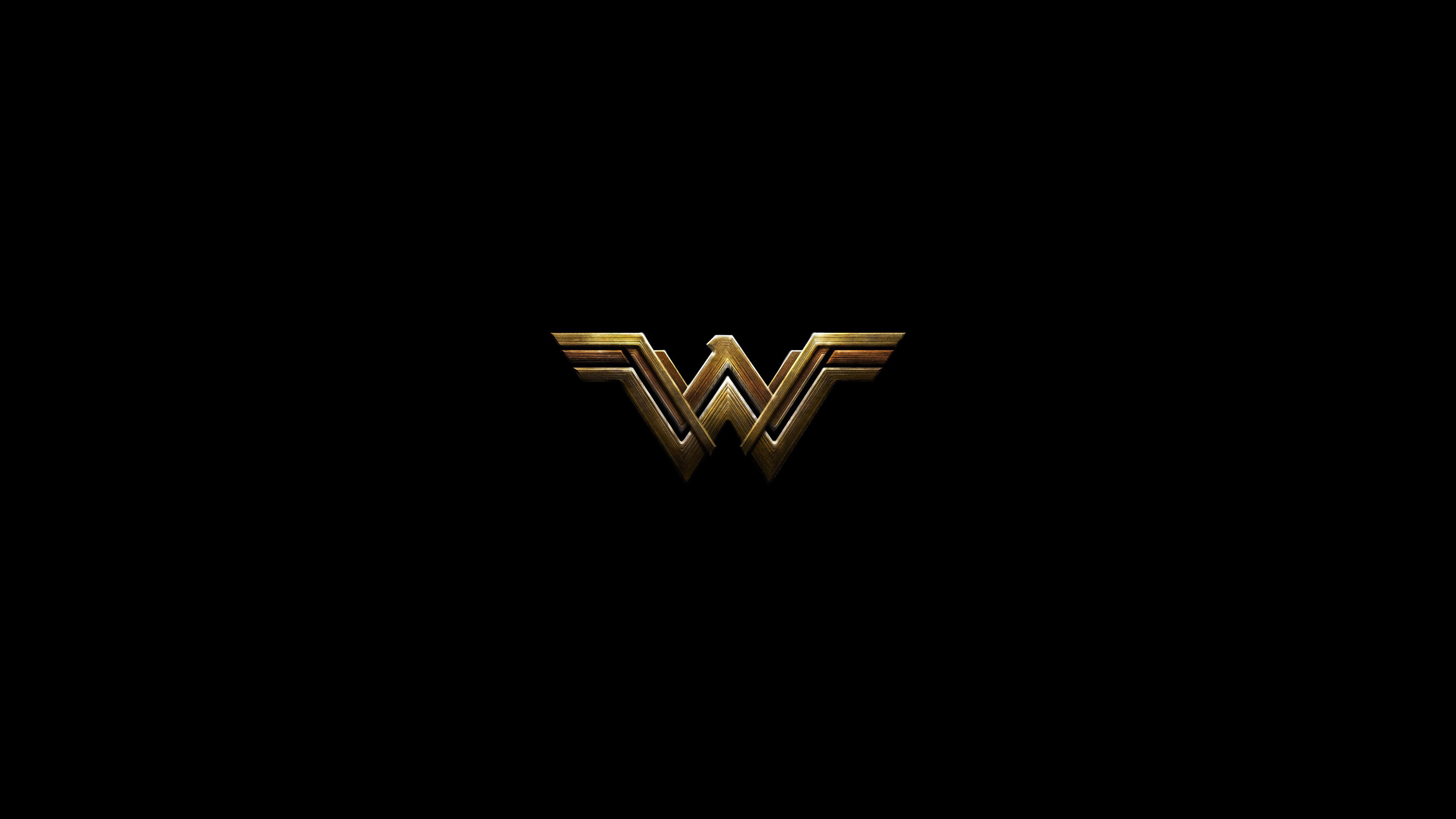 Wonder Woman Dark Logo 4k HD Superheroes 4k Wallpapers Images