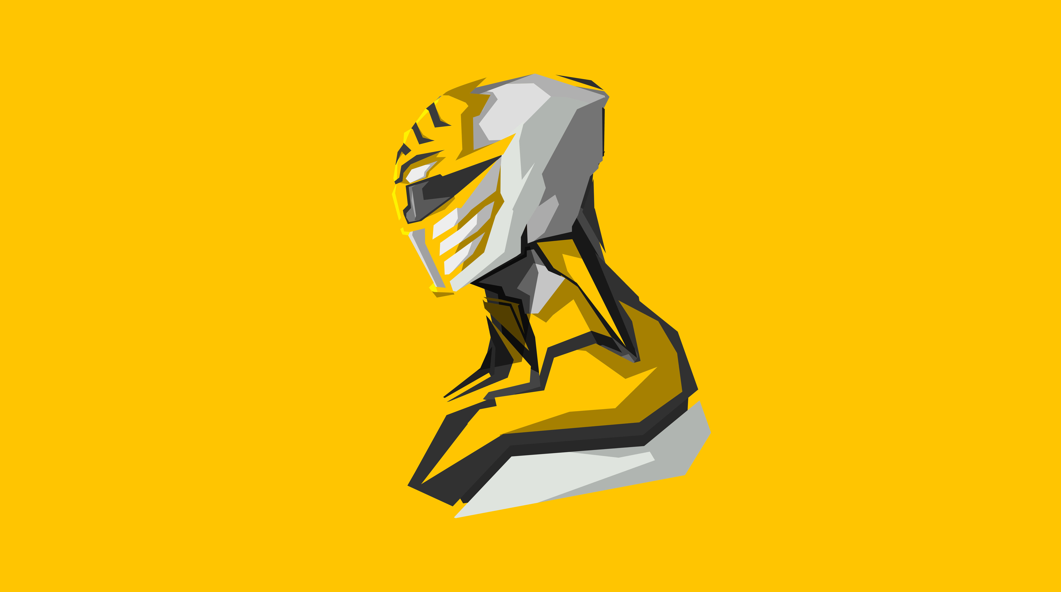 Yellow Power Rangers 4k Art, HD Superheroes, 4k Wallpapers, Images