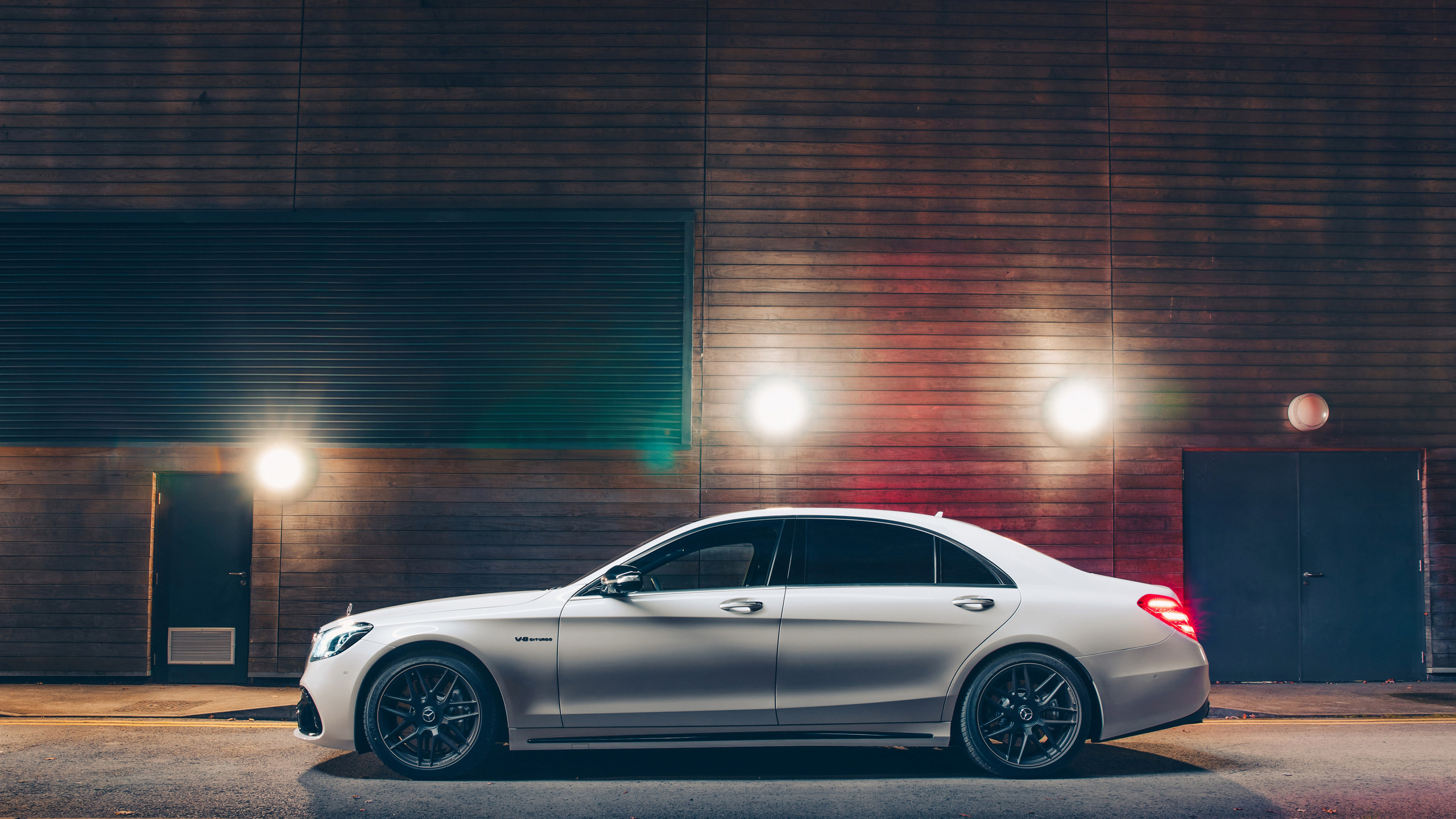 2560x1440 2018 Mercedes AMG S63 Side View 1440P Resolution ...