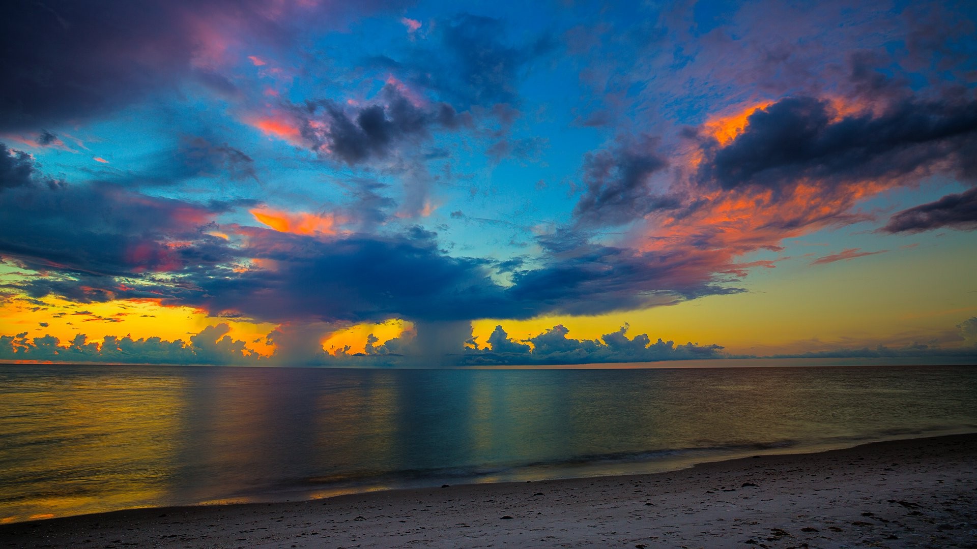 Florida Beach Sunset, HD Nature, 4k Wallpapers, Images ...