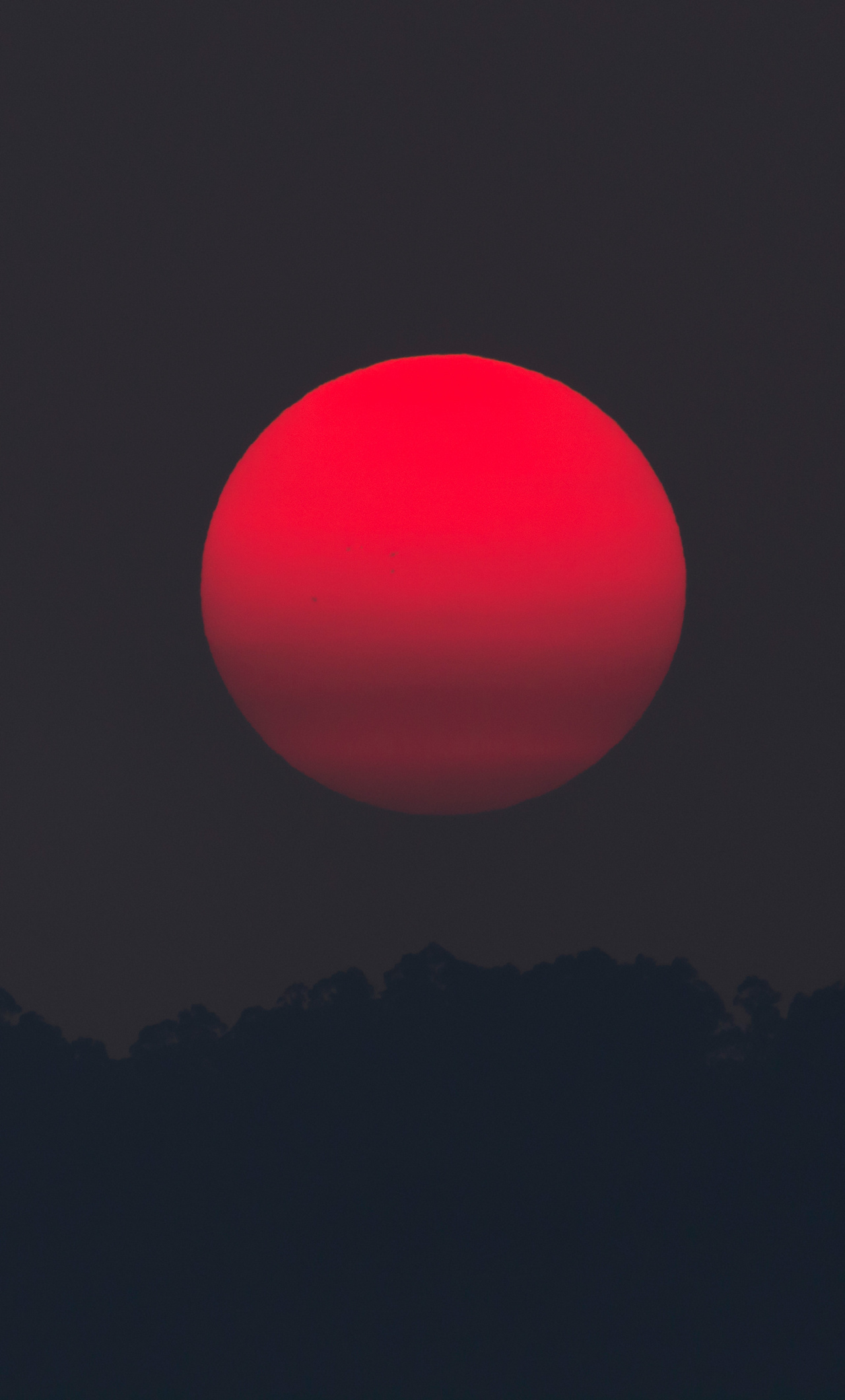 1280x2120 Red Moon  At Evening iPhone  6 HD 4k  Wallpapers  