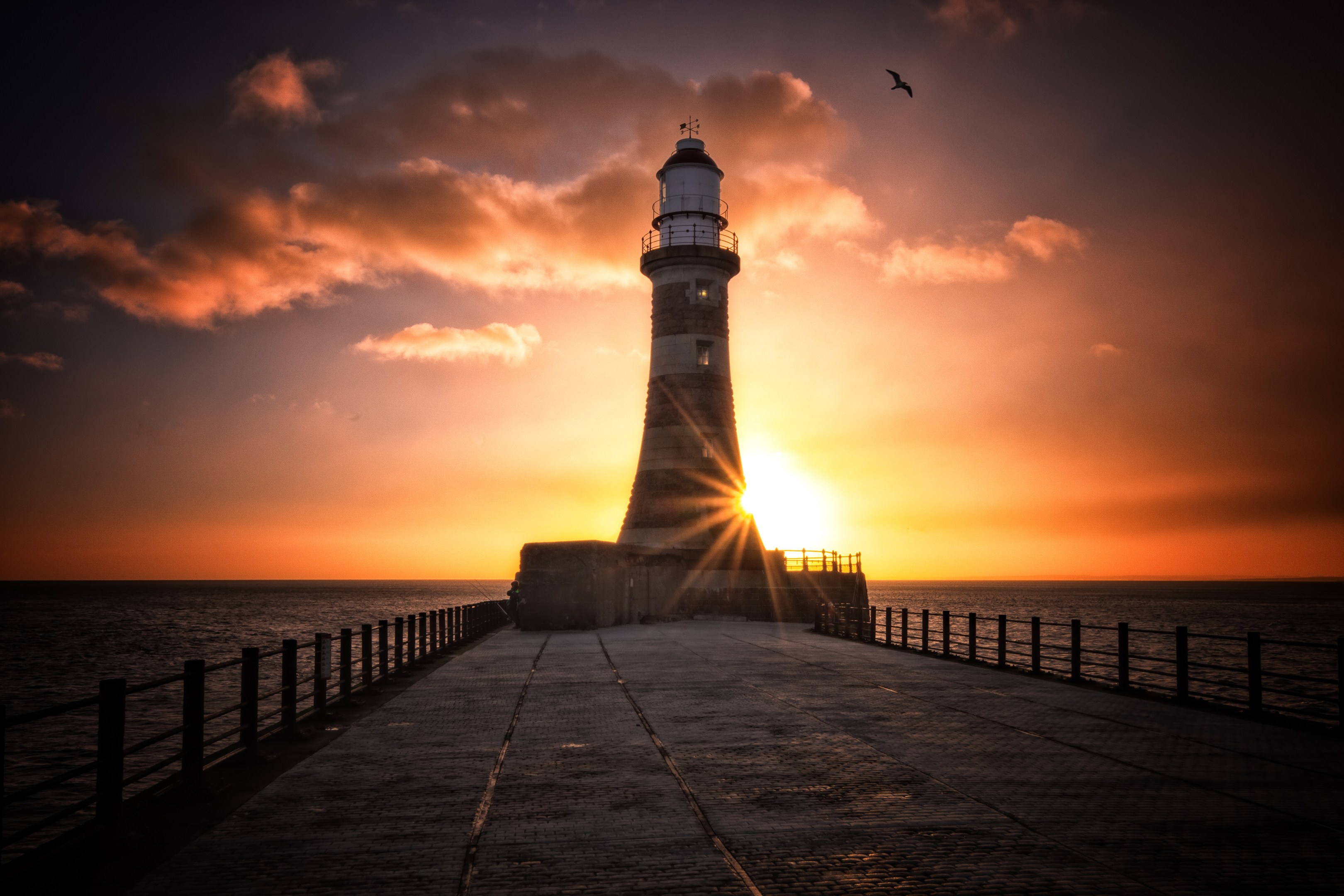 Roker Lighthouse, HD Nature, 4k Wallpapers, Images ...