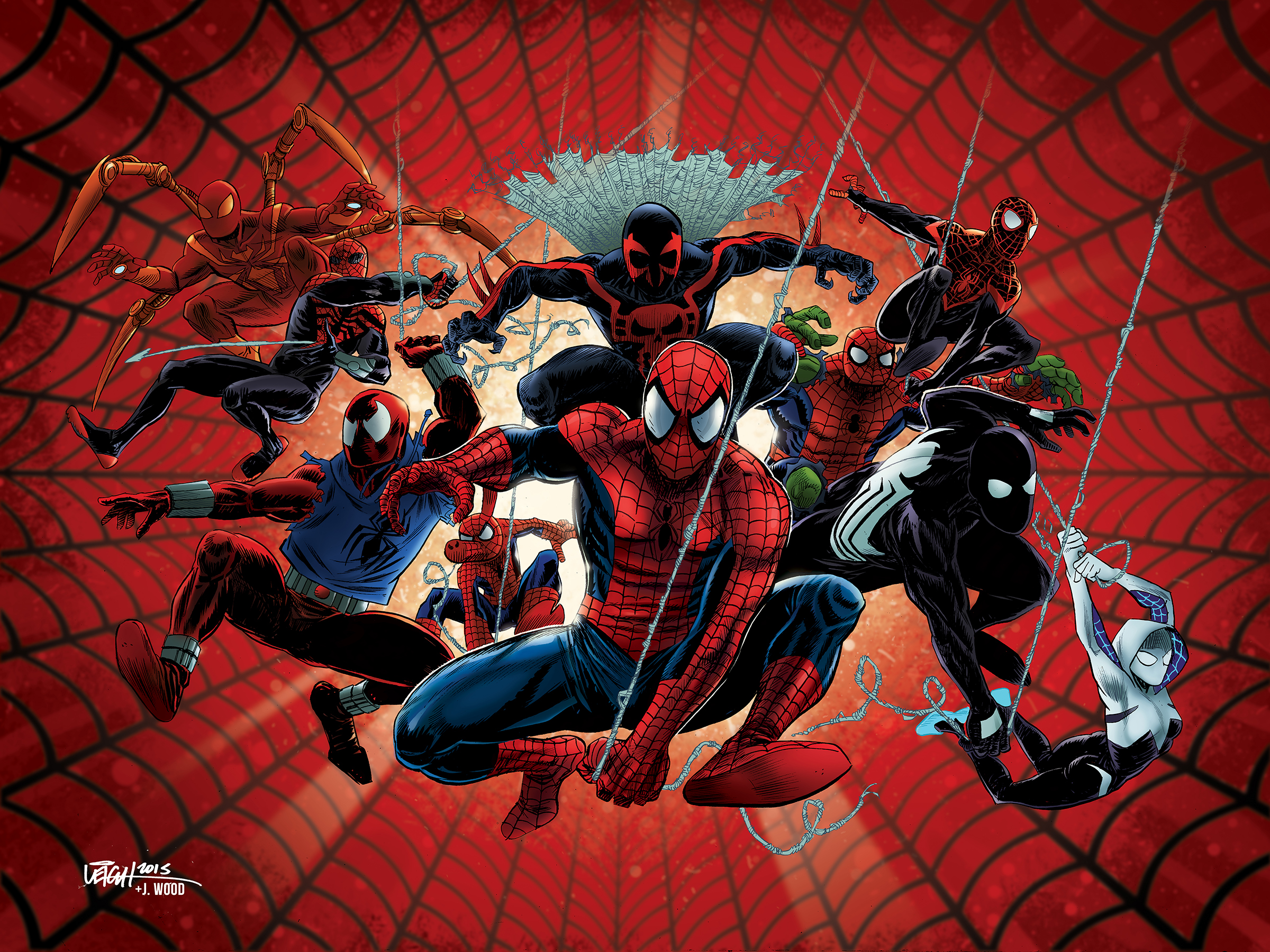 Spiderverse Spidermans, HD Superheroes, 4k Wallpapers, Images ...