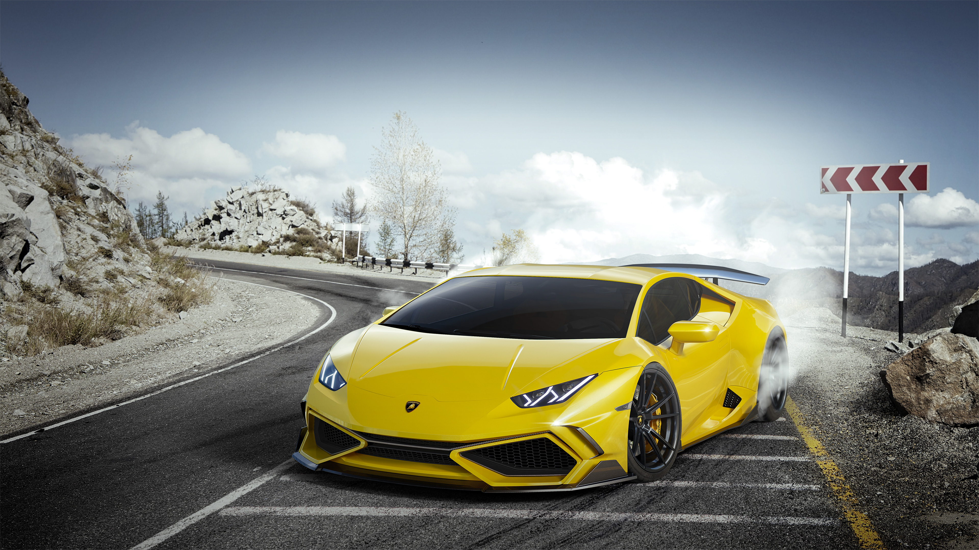 Yellow Lamborghini Huracan 4k, HD Cars, 4k Wallpapers, Images