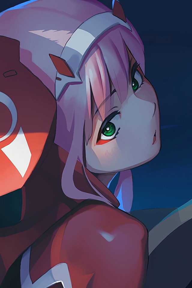 640x960 4k Zero Two Darling In The Franxx iPhone 4, iPhone ...