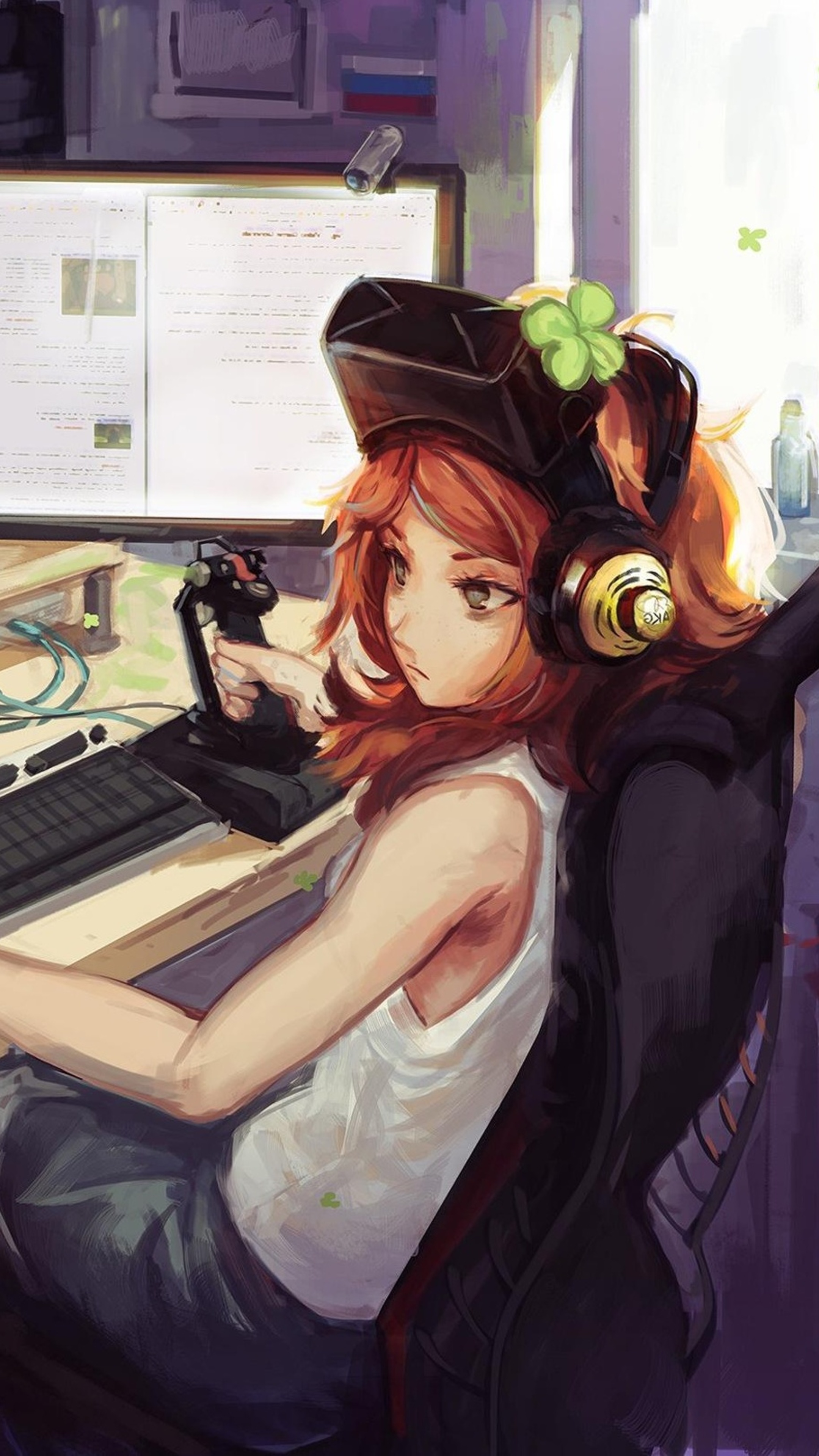 Anime gamer girl pinterest