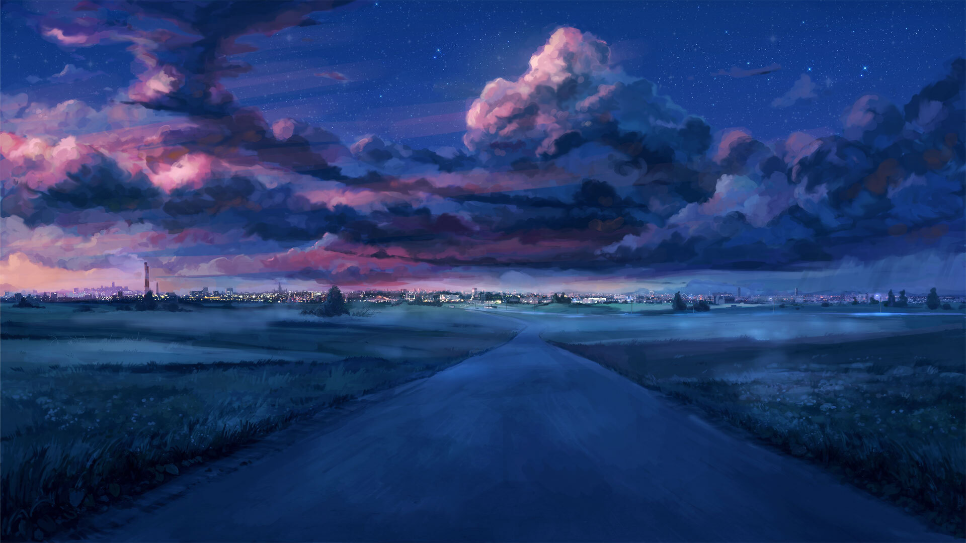 Anime Backgrounds Night Anime Wallpapers