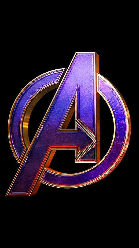 480x854 Avengers Endgame Logo 4k Android One HD 4k ...