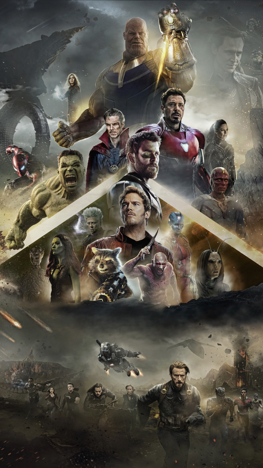 1080x1920 Avengers Infinity War 2018 Poster Iphone 7,6s,6 