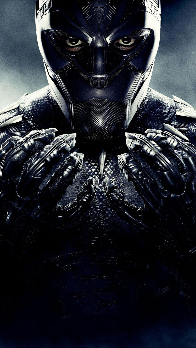 750x1334 Black Panther 2018 Poster iPhone 6, iPhone 6S ...