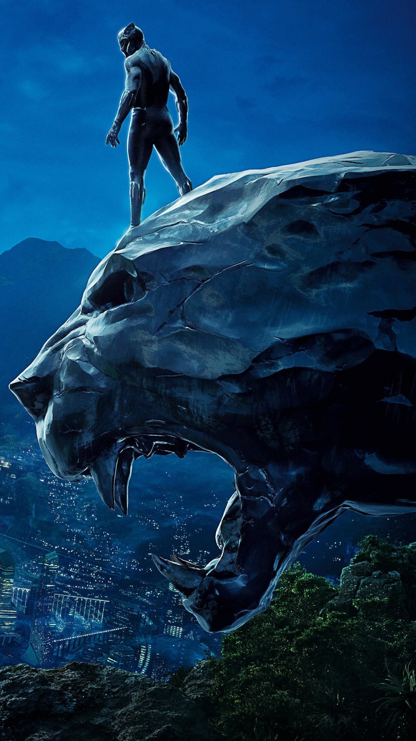 1440x2560 Black  Panther  4k Movie Poster Samsung Galaxy  S6 