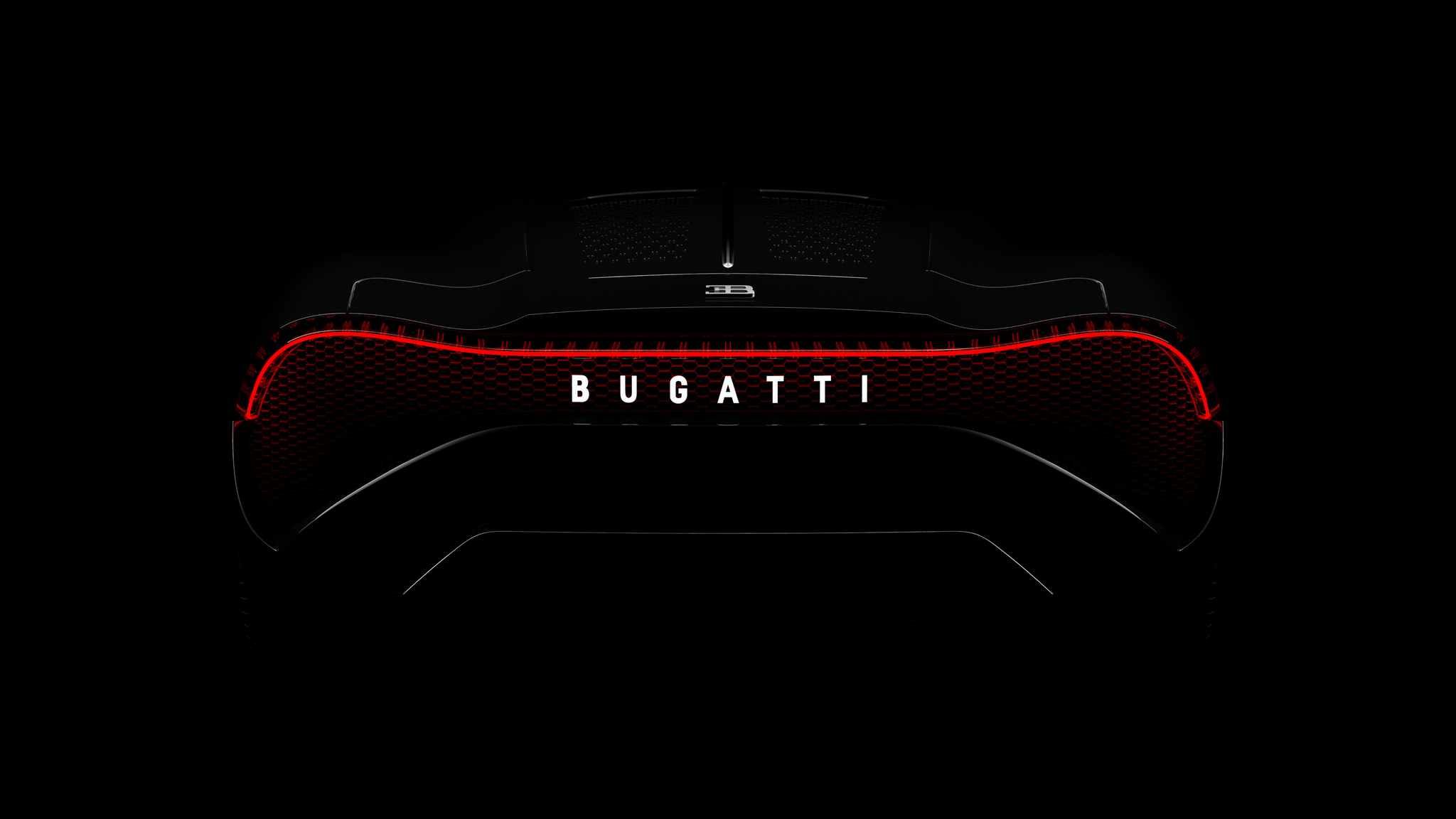 2048x1152 Bugatti La Voiture Noire 2019 Rear Lights