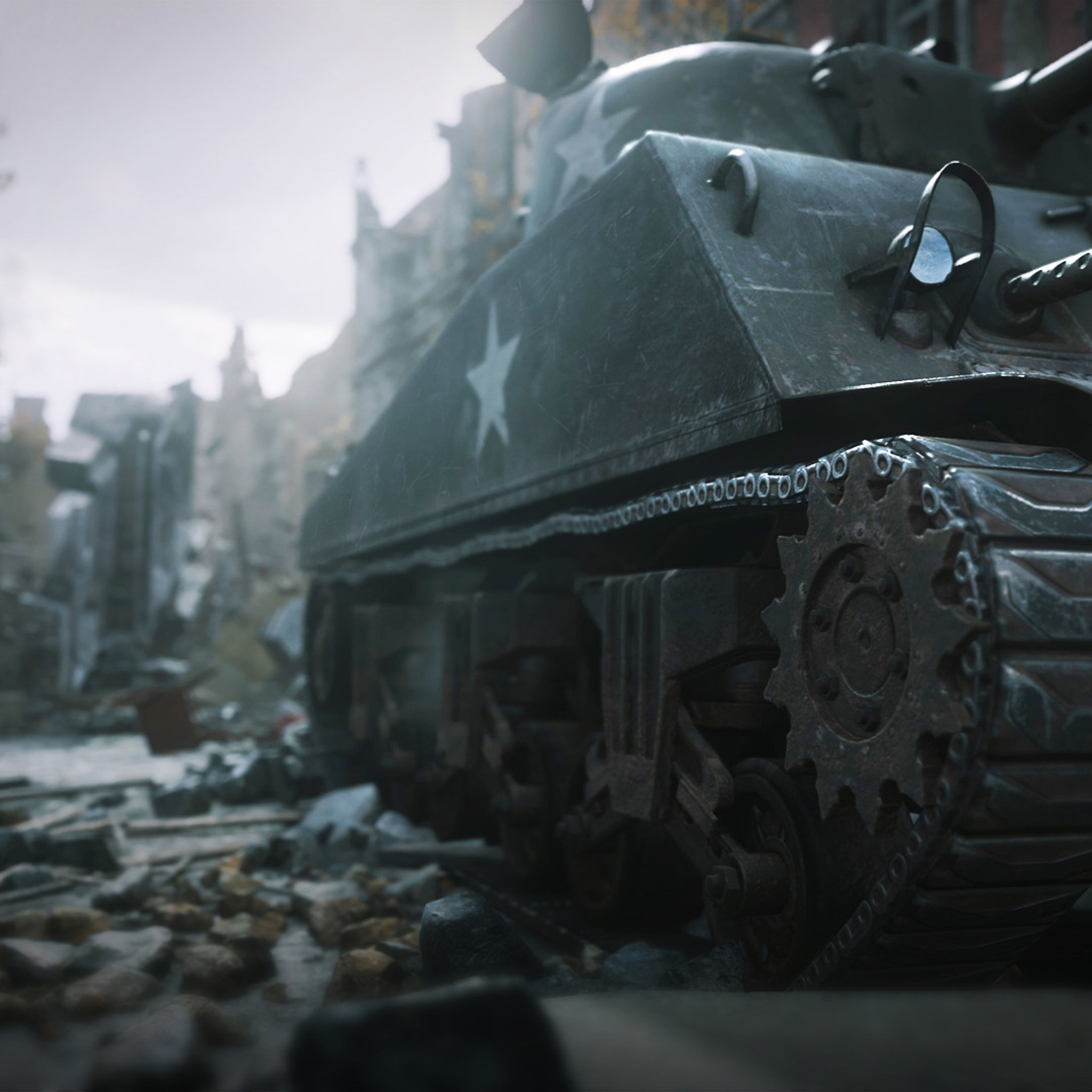 2048x2048 Call Of Duty Ww2 Tank Ipad Air Hd 4k Wallpapers Images Backgrounds Photos And Pictures
