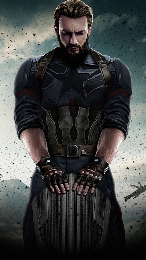 480x854 Captain America Avengers Infinity War 2018 Android