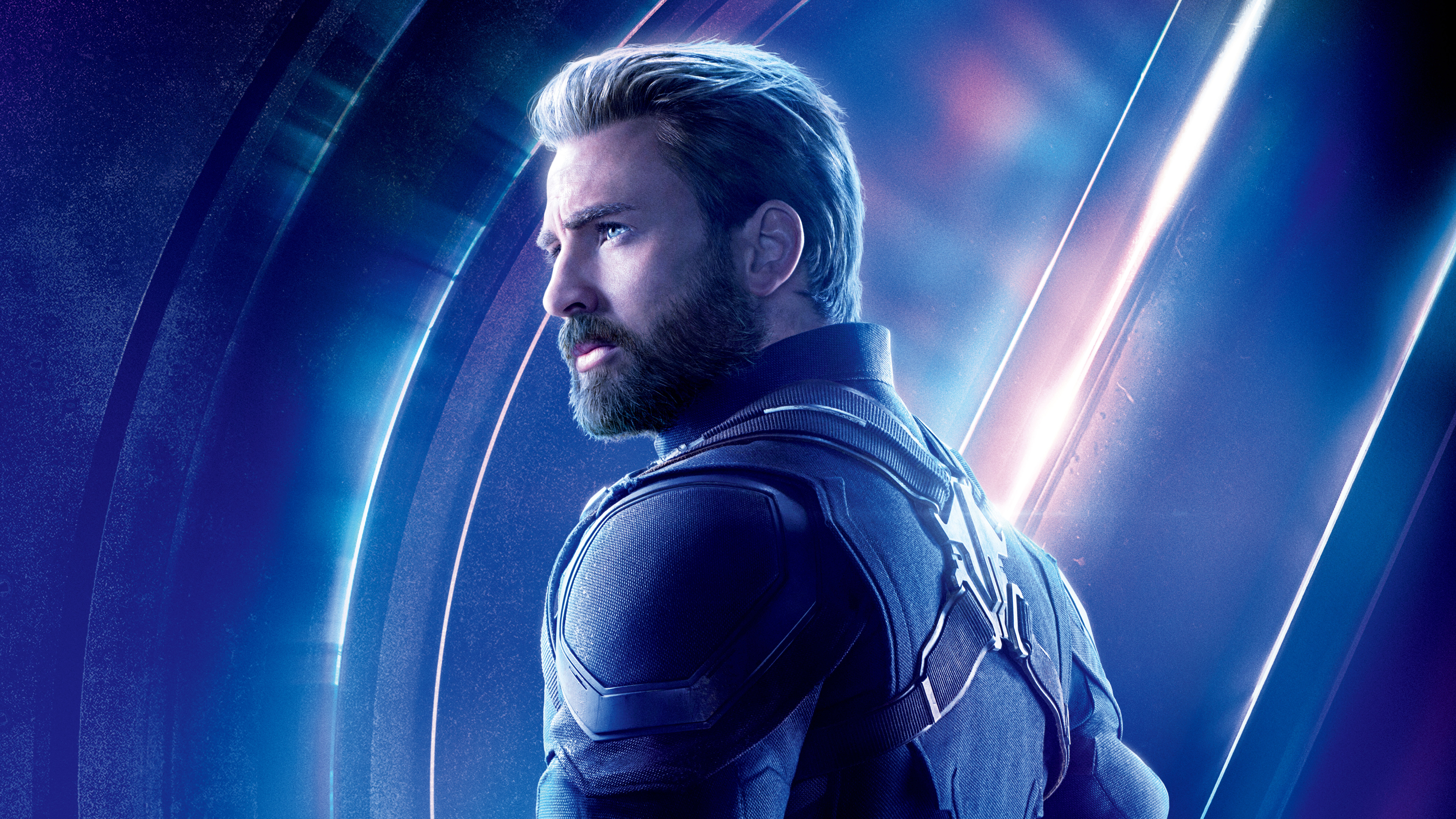 7680x4320 Captain America In Avengers Infinity War 8k Poster