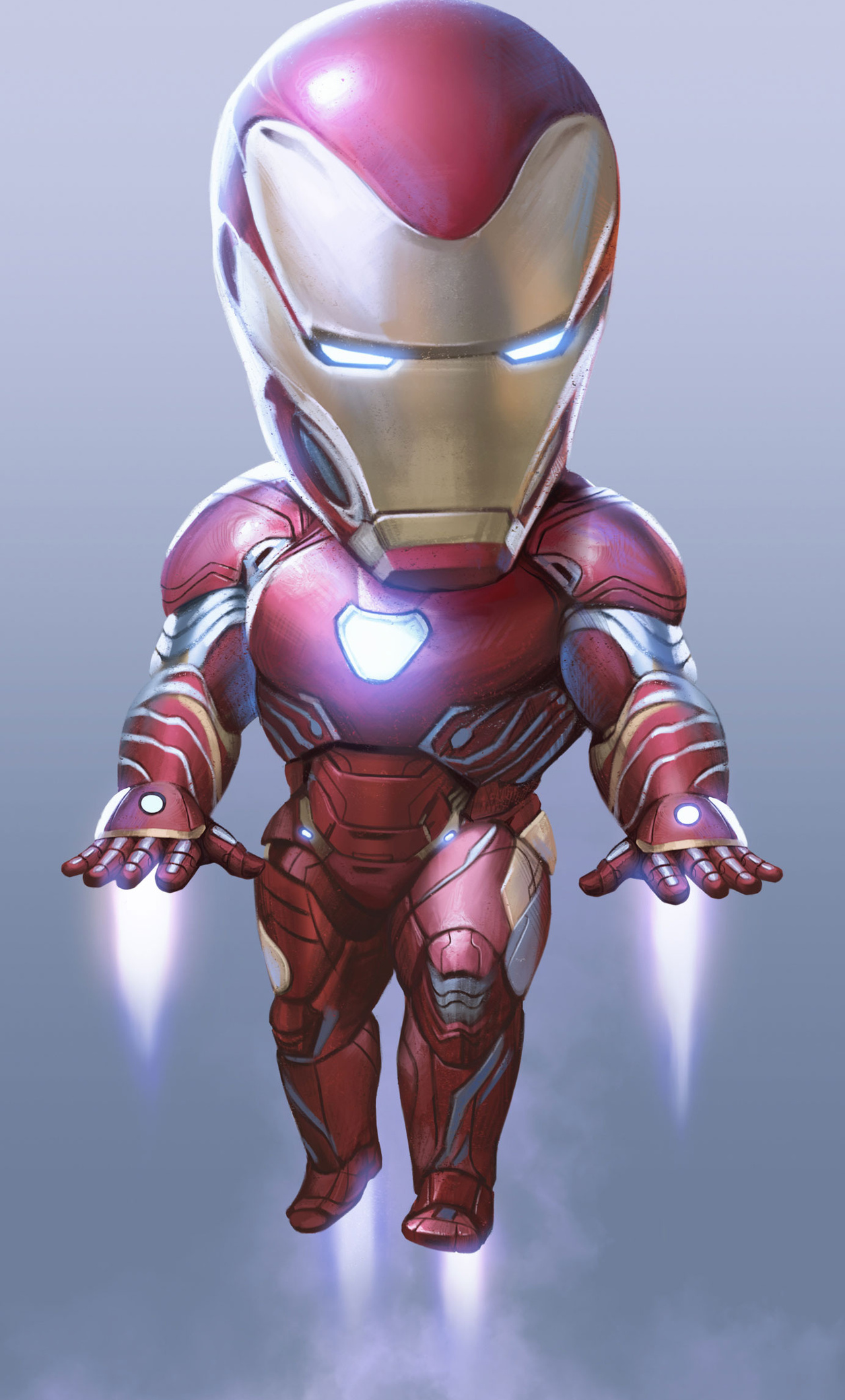 1280x2120 Captain America Thanos Iron Man Avengers Infinity War