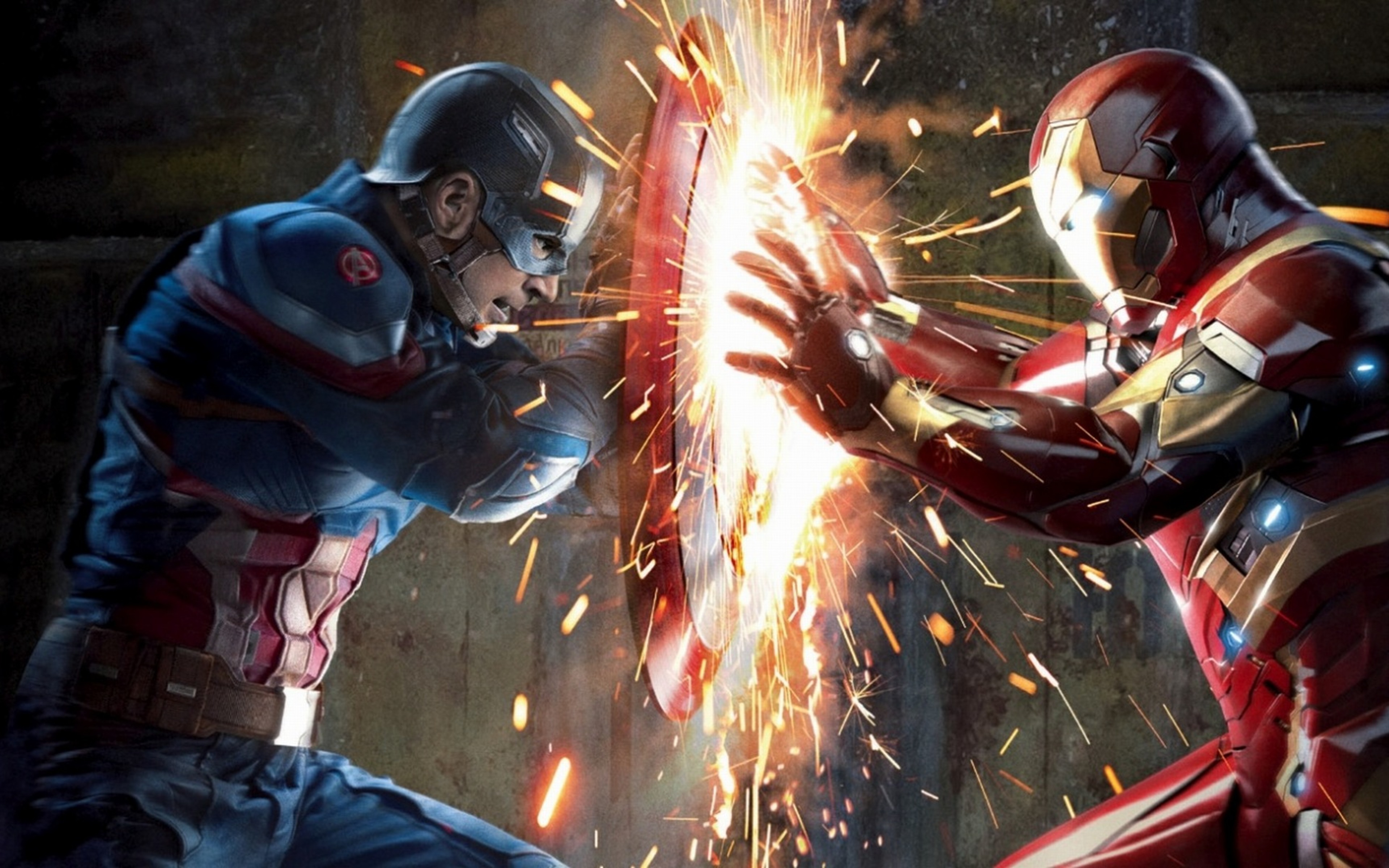 3840x2400 Captain America Vs Iron Man Civil War 4k HD 4k Wallpapers