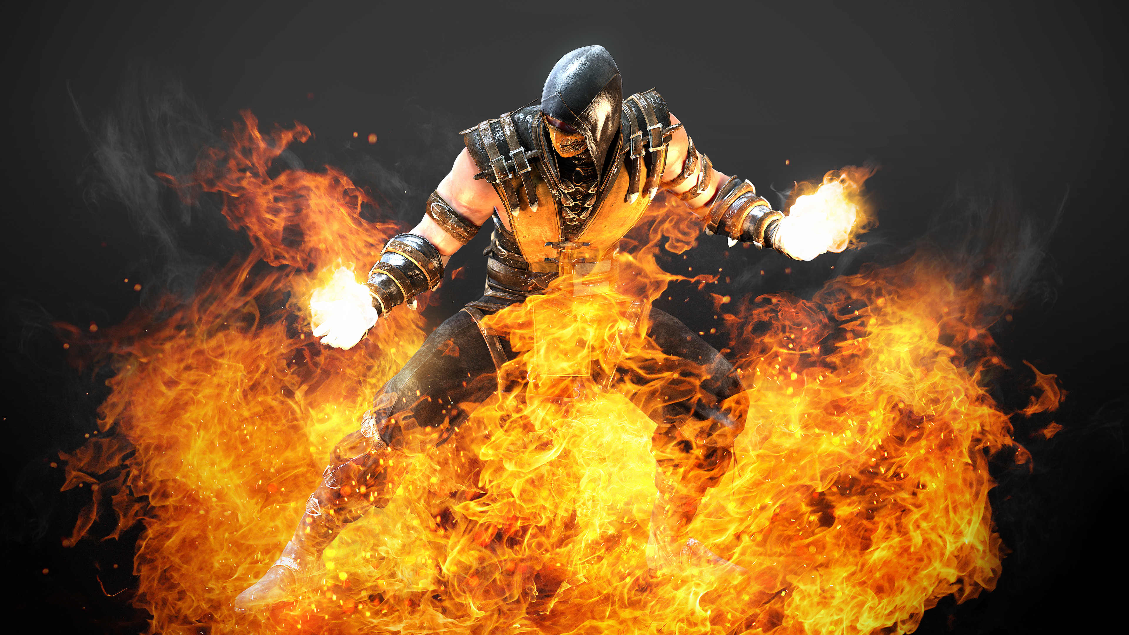 3840x2160 Hellfire Scorpion Mortal Kombat X 5k Artwork 4k Hd 4k