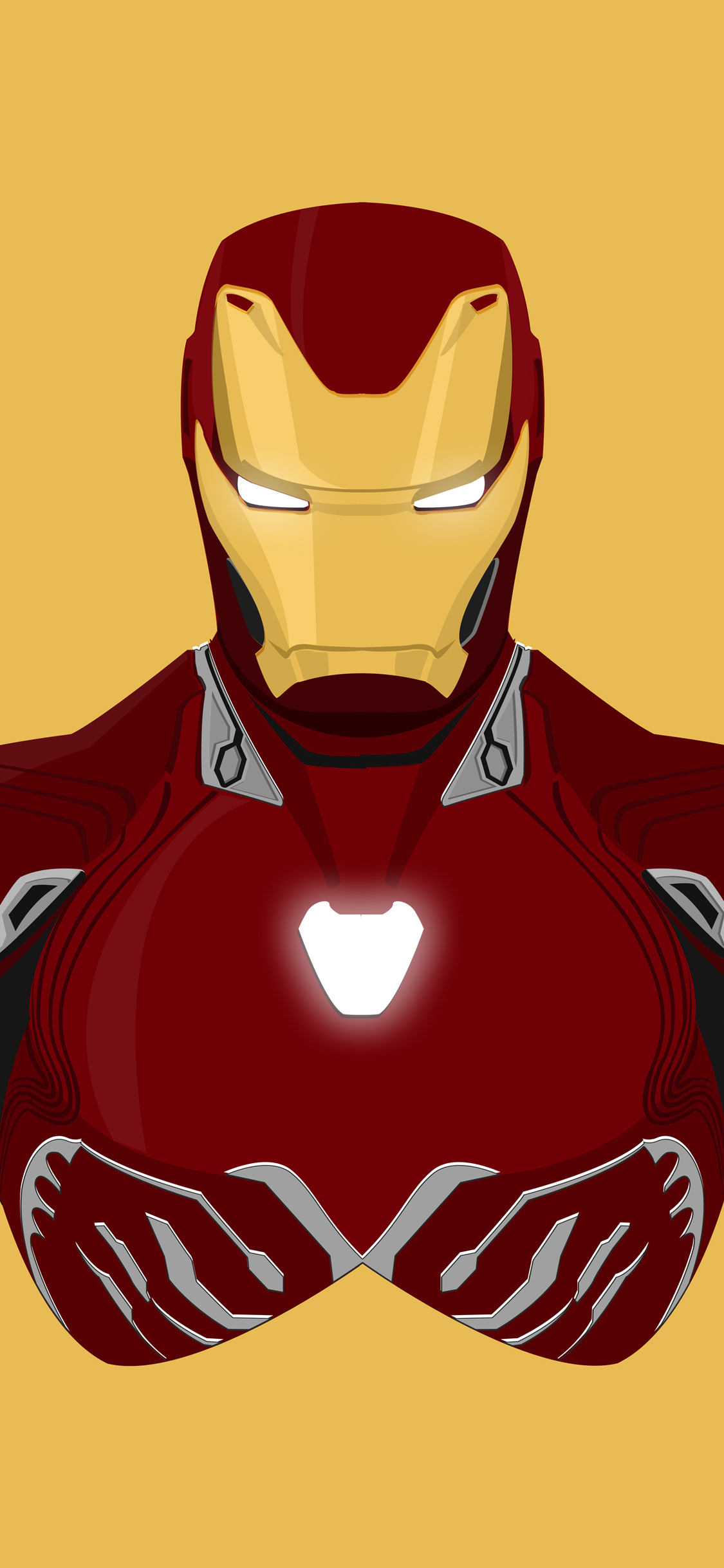1125x2436 Iron Man Avengers Infinity War 2018 Minimalism ...
