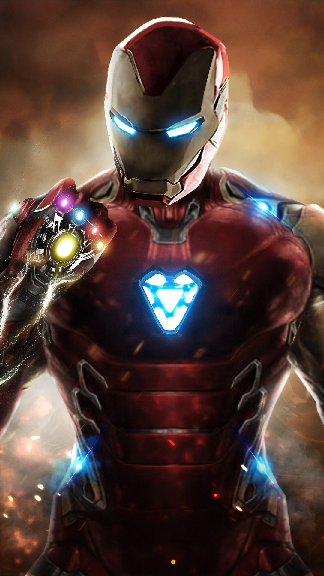1080x1920 Iron Man Infinity Gauntlet Avengers Endgame Iphone