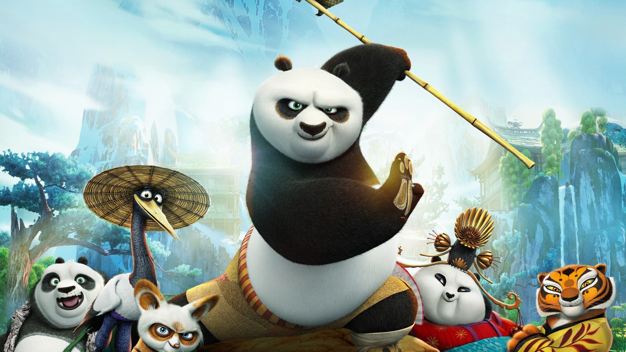 Кунг-фу панда и его друзья скачать