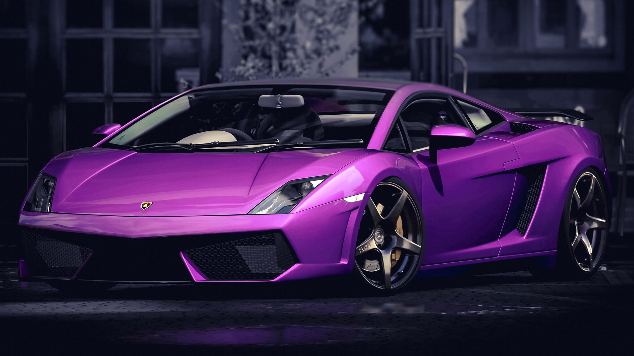 2048x1152 Lamborghini Gallardo Purple 2048x1152 Resolution ...