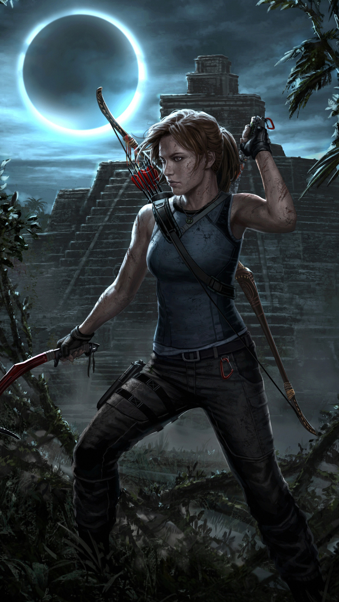 1080x1920 Lara Croft Shadow Of The Tomb Raider 4k Iphone 7,6s,6 Plus