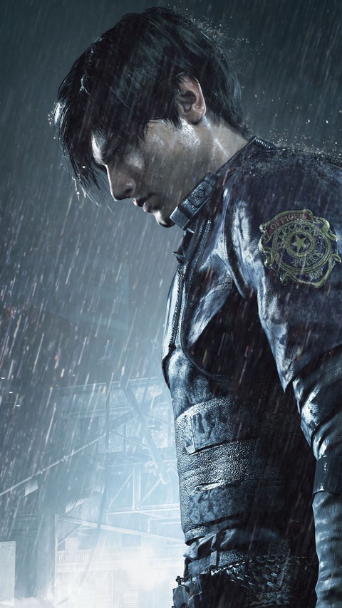 480x854 Leon Kennedy Resident Evil 2 Android One Hd 4k Wallpapers