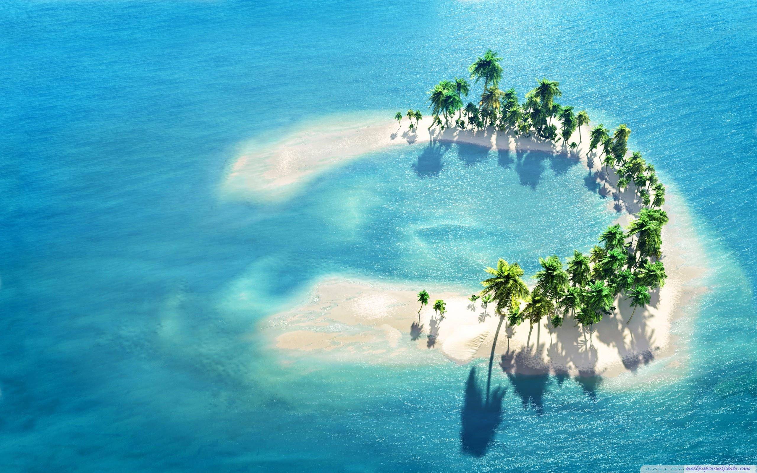 Остров в виде сердца без смс