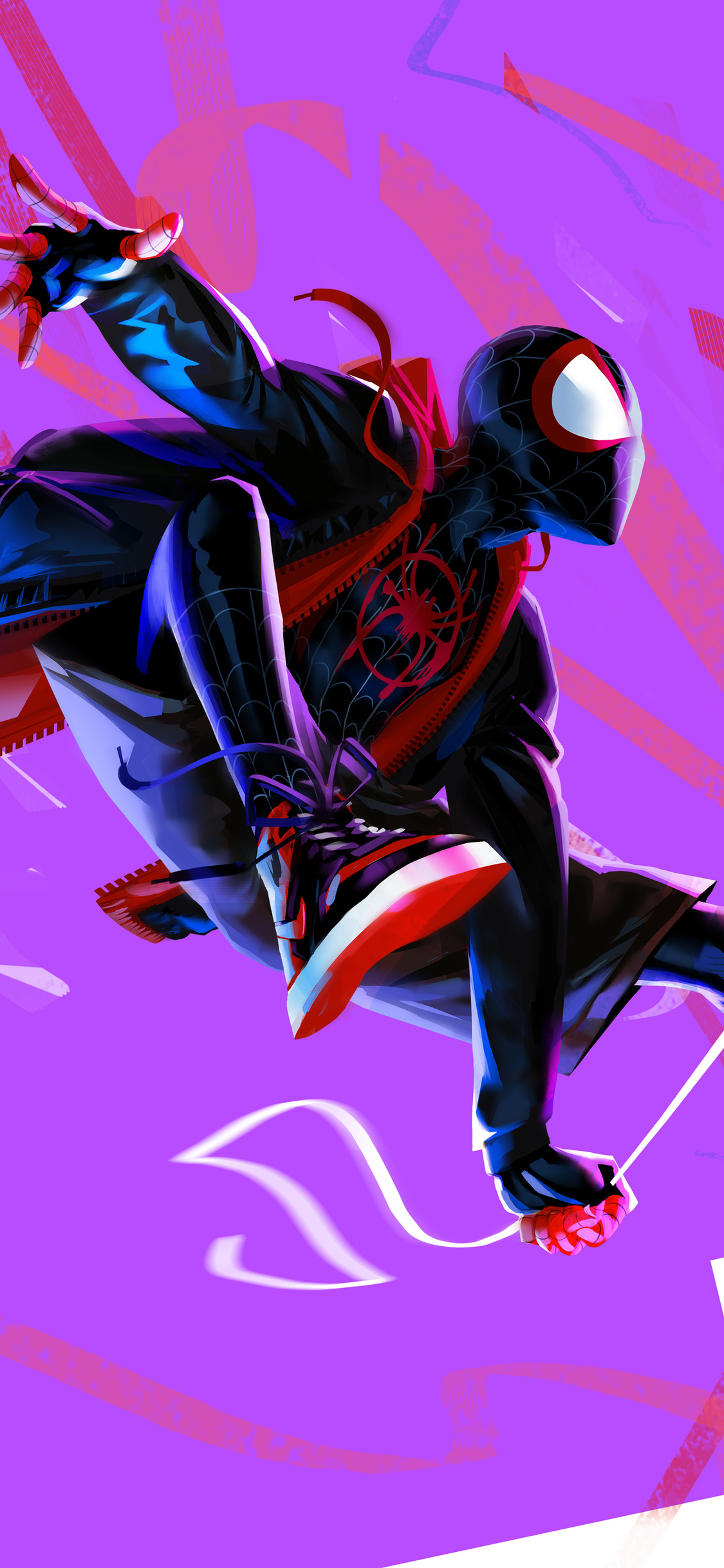 1125x2436 Miles Morales In Spider  Man  Into  The Spider  