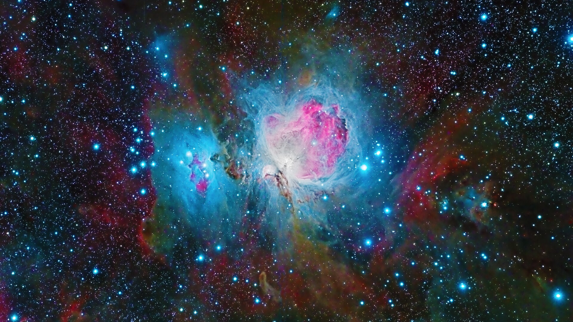 1920x1080 Nebula Space Galaxy Colorful 4k Laptop Full HD ...