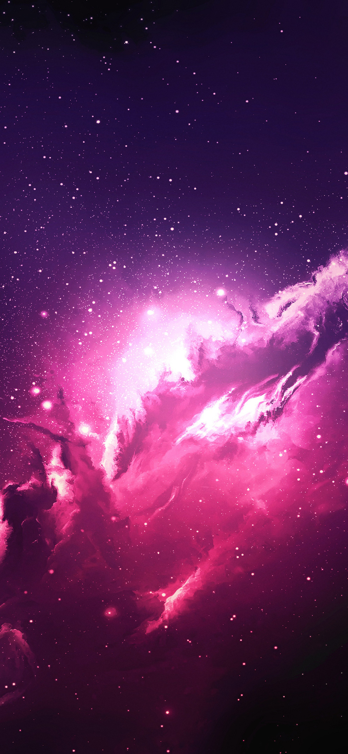 1125x2436 Nebula Stars Universe Galaxy Space 4k Iphone XS ...