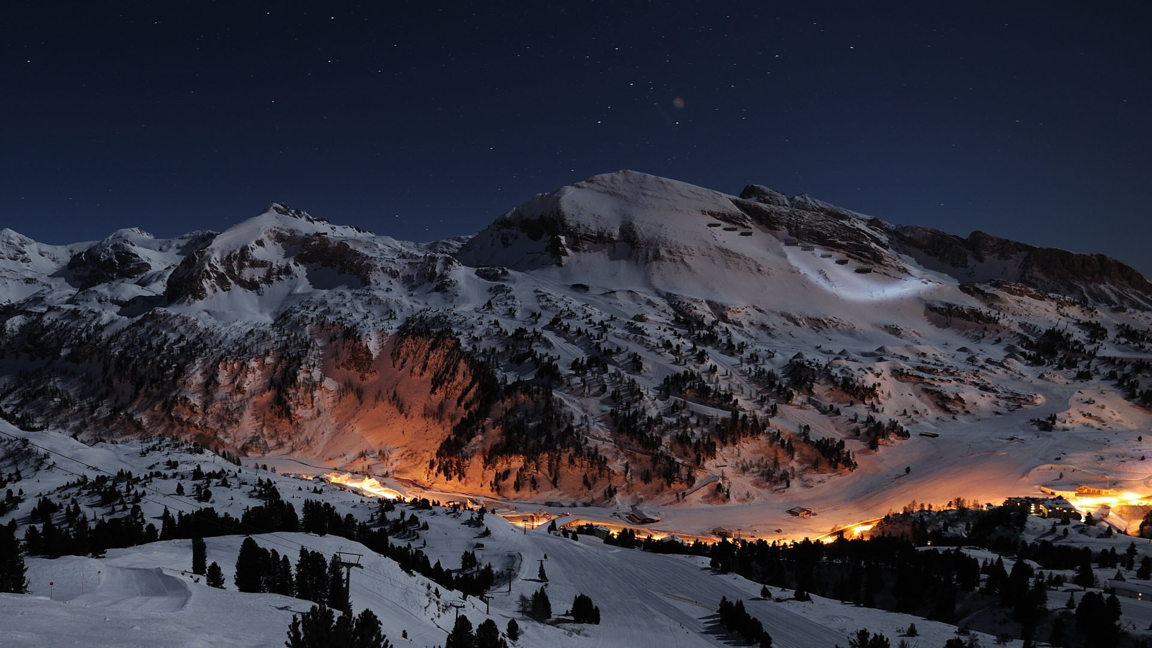 3840x2160 Night Star Alps 4k HD 4k Wallpapers, Images ...