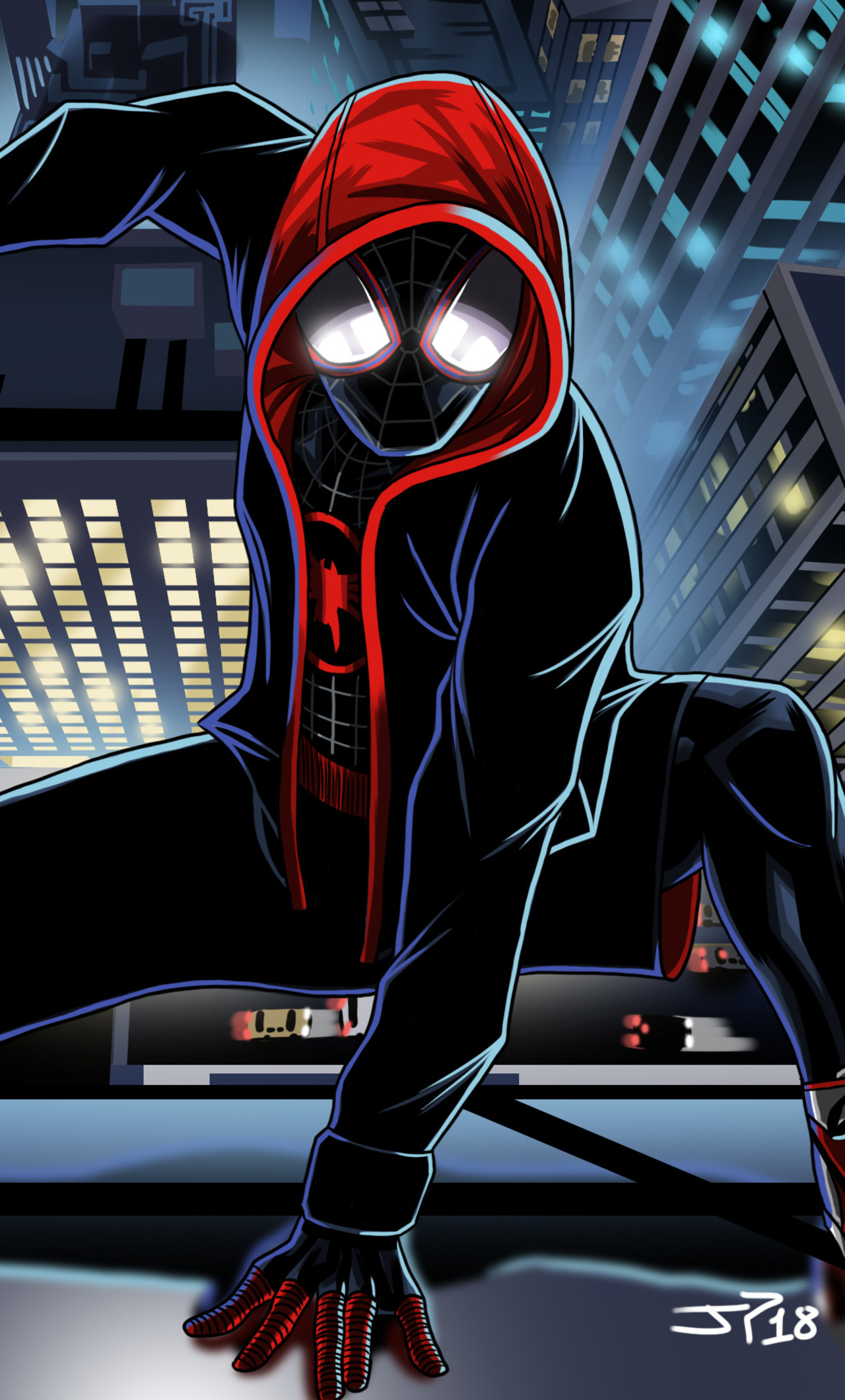 1280x2120 Spiderman Into The Spider Verse Movie Art Iphone 6